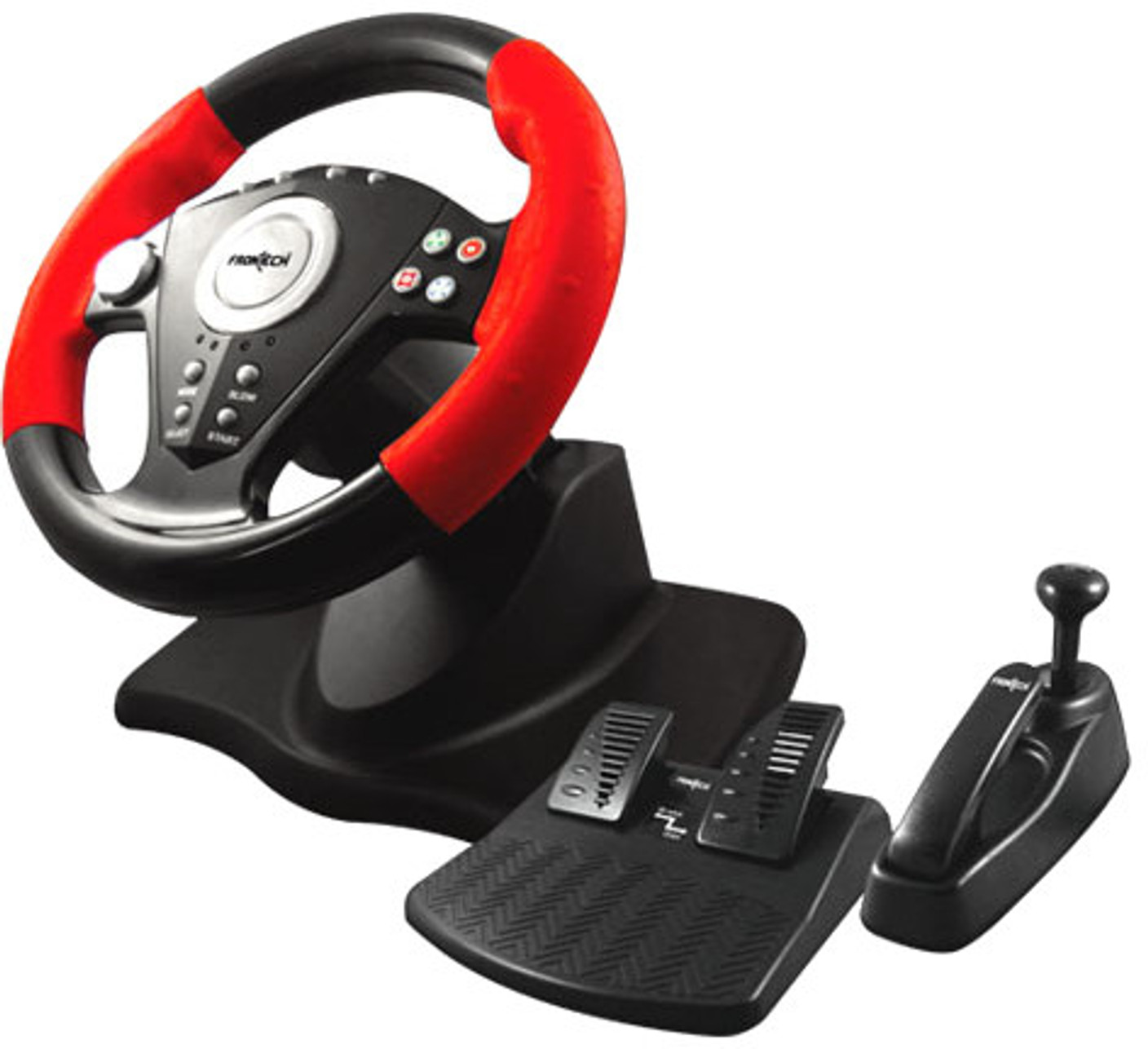 Frontech Gaming Wheel Dual Shock USB 2.0 Joystick Frontech
