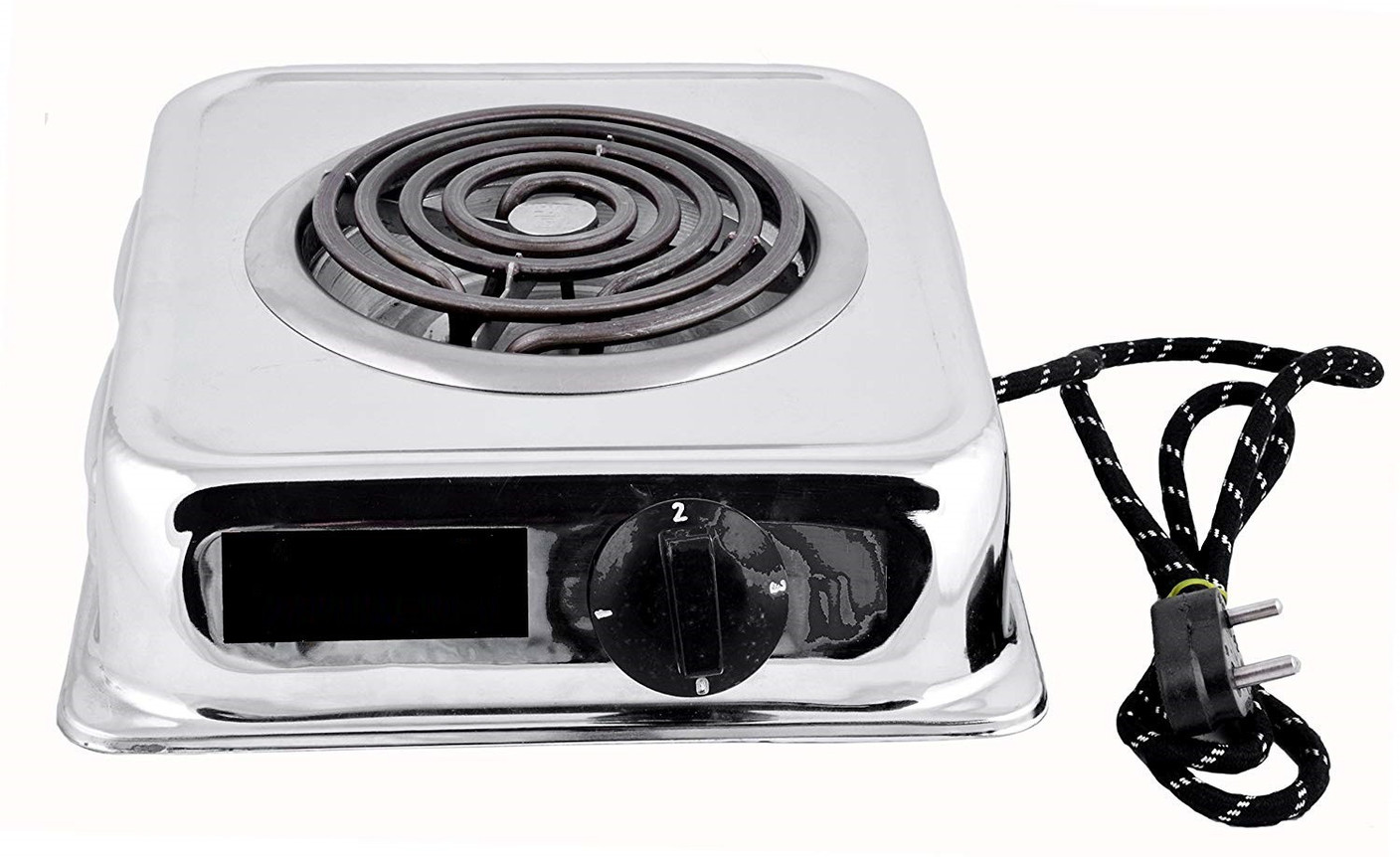 Buy BERZ EC1500Watt Radiant Cooktop(Silver, Jog Dial) at Lowest Price