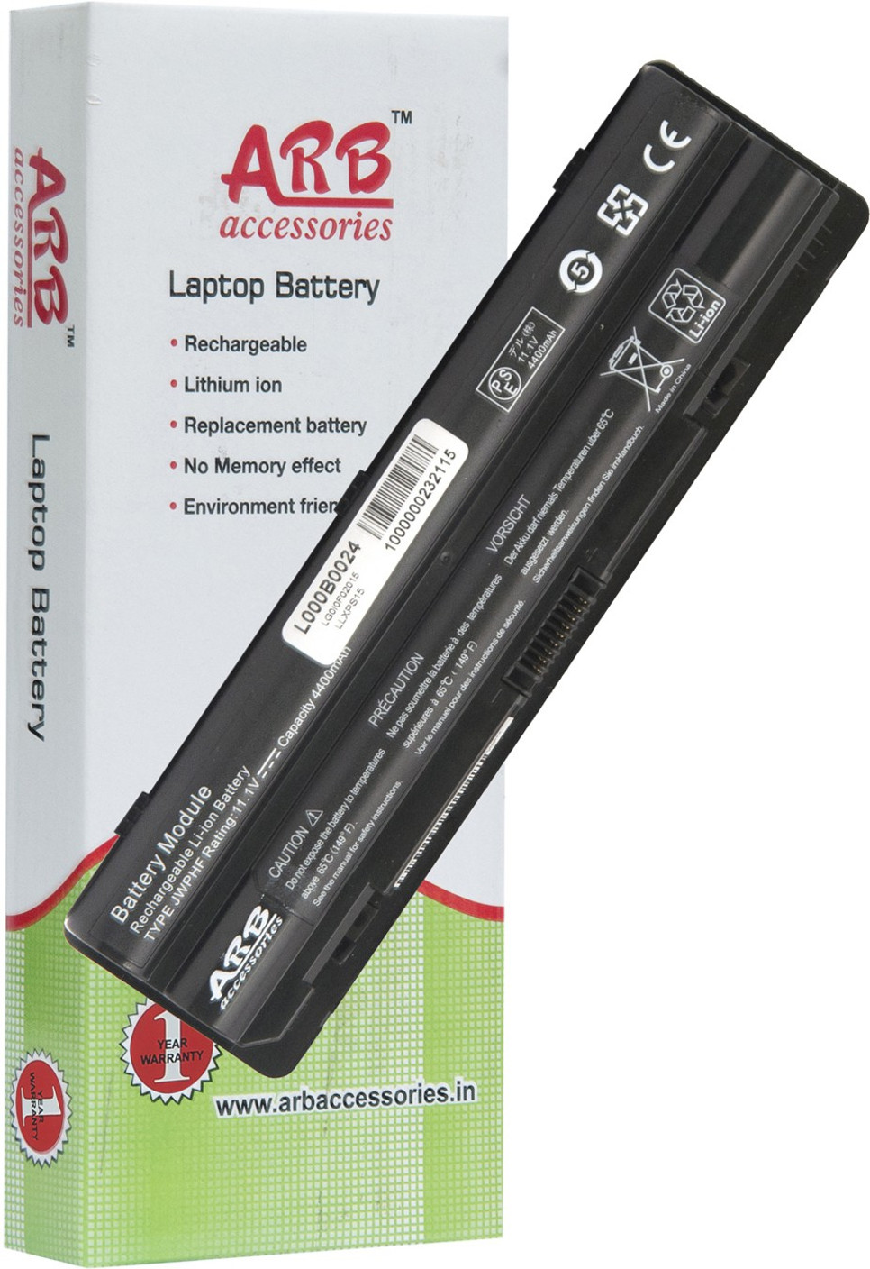 ARB Dell XPS L502X 6 Cell Laptop Battery ARB