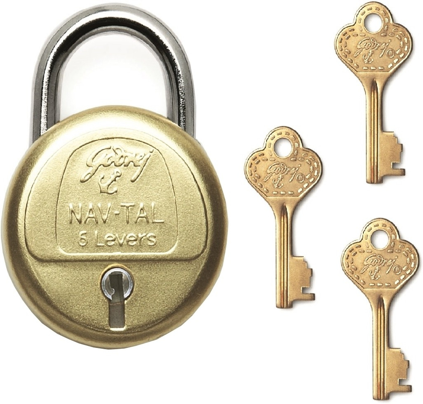 Godrej Navtal 6 Levers 3 Keys Lock Buy Godrej Navtal 6 Levers 3