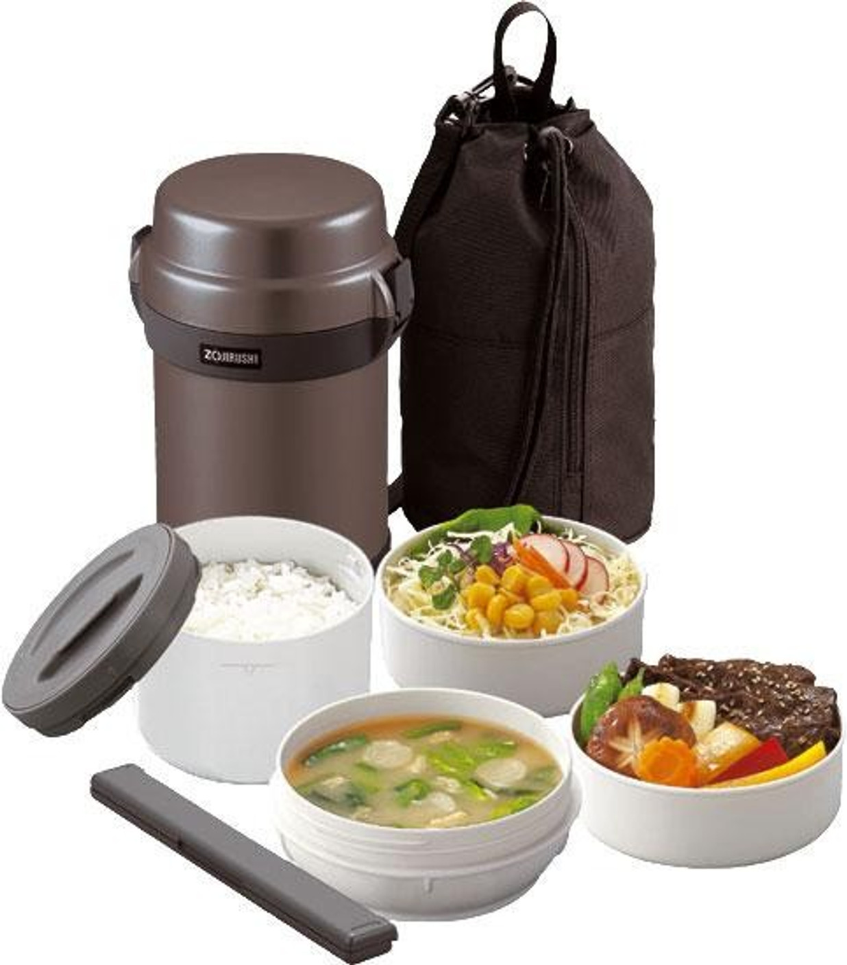 Zojirushi SLJAF14 4 Containers Lunch Box Lunch Boxes