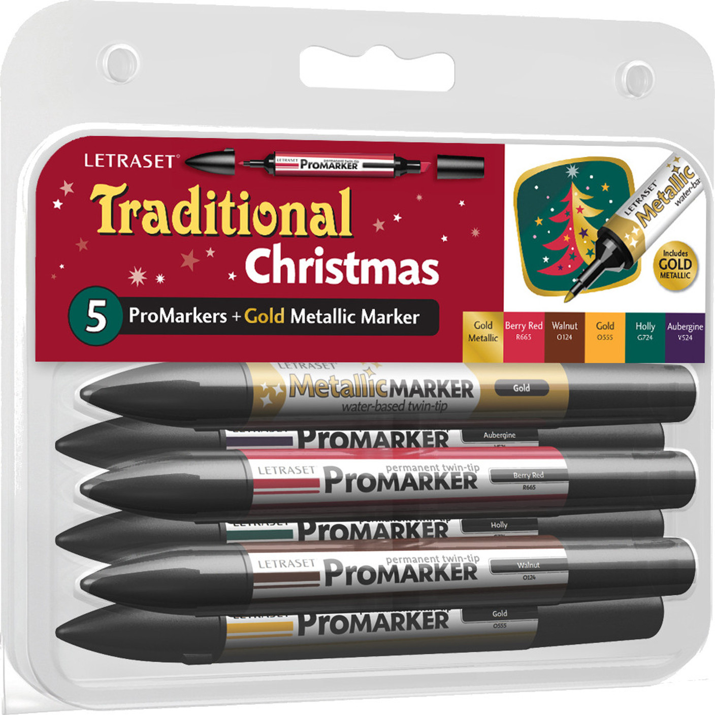 Flipkart.com | Letraset ProMarker Traditional Christmas Marker