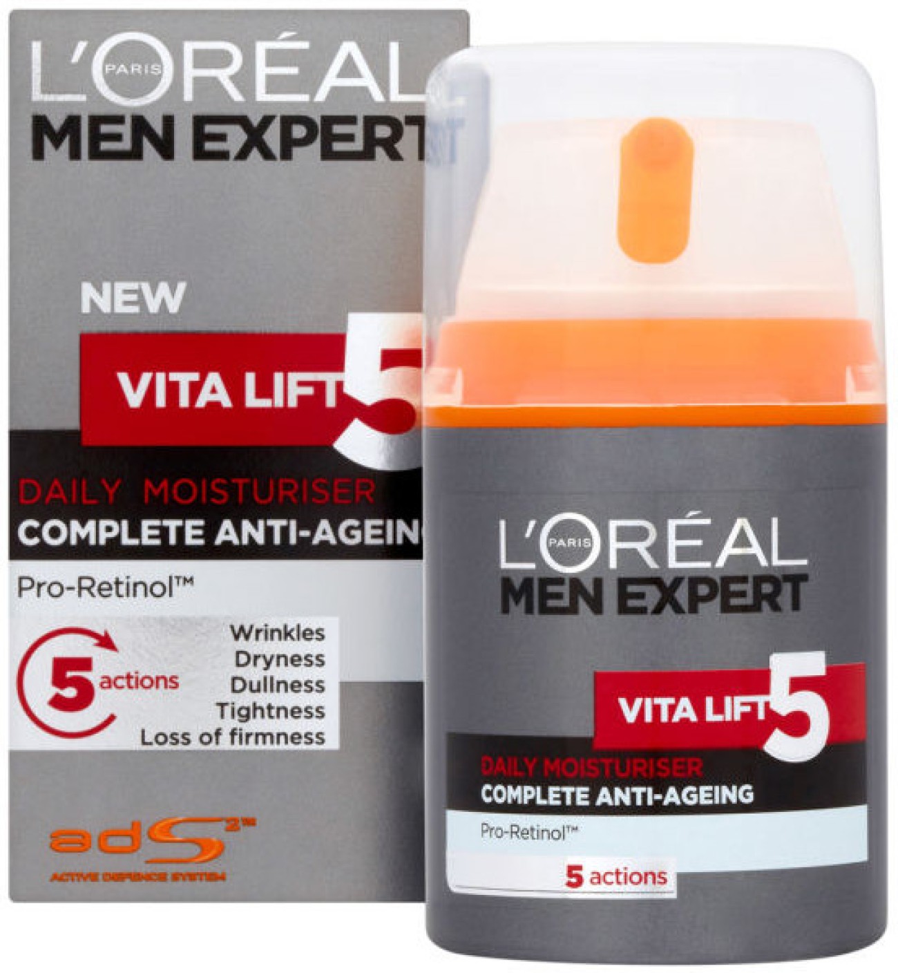 L'Oreal Paris Men Expert Vita Lift 5 Daily Anti Ageing Moisturiser ...