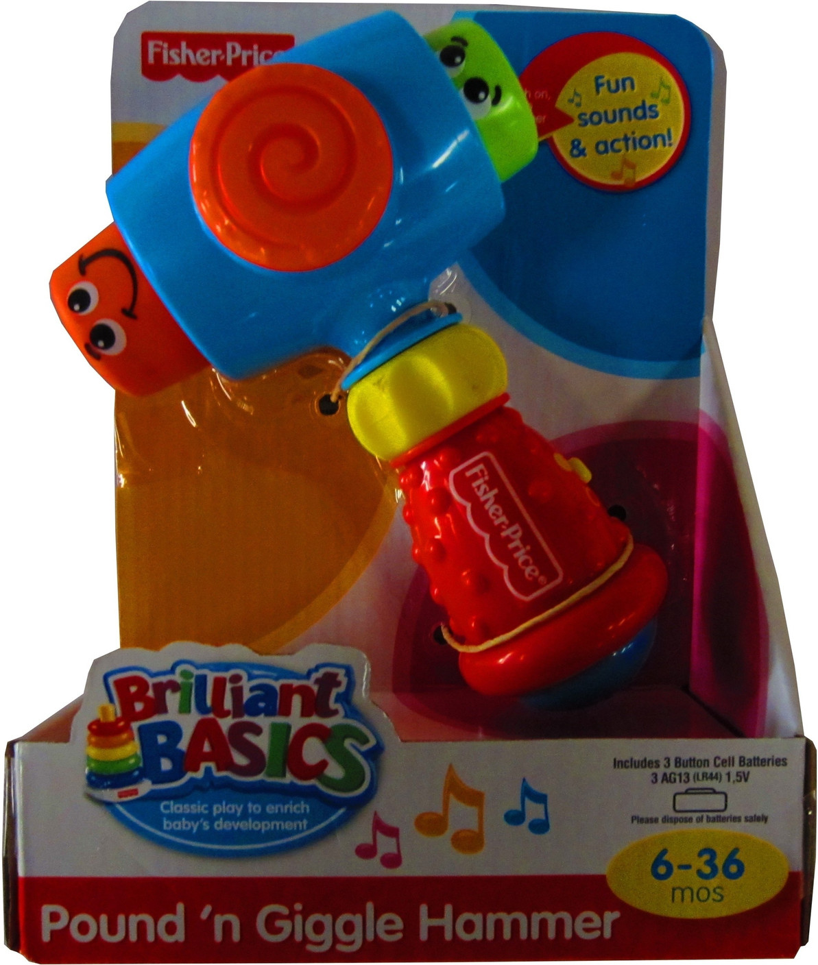 FisherPrice Brilliant Basics Pound n' Giggle Hammer Brilliant