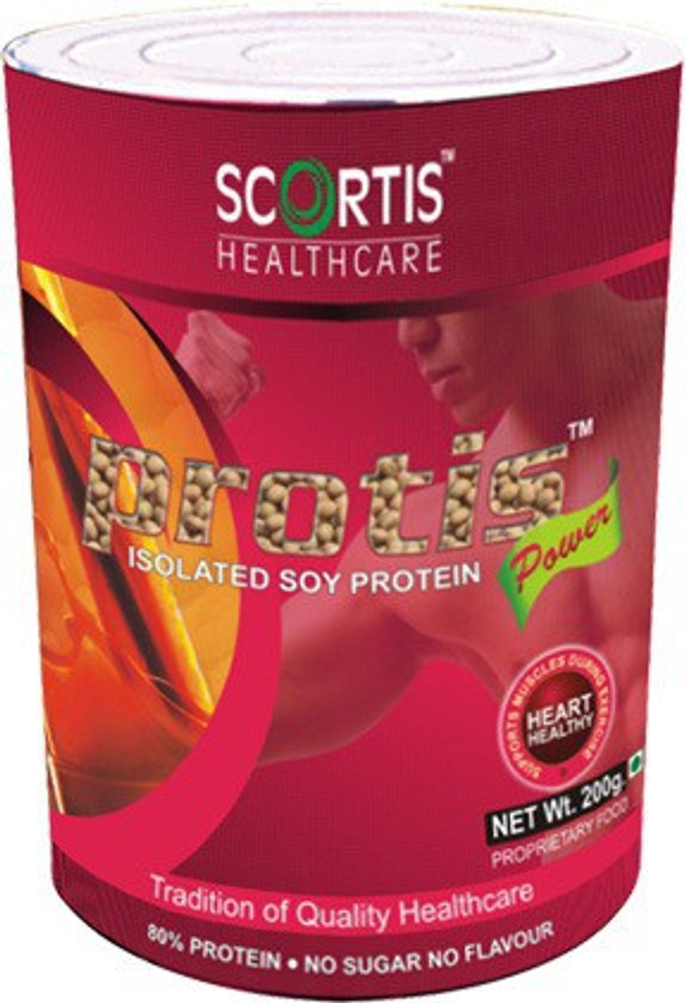 Protis 80 Soy Protein Isolate Powder 200 gms Supplement Price in