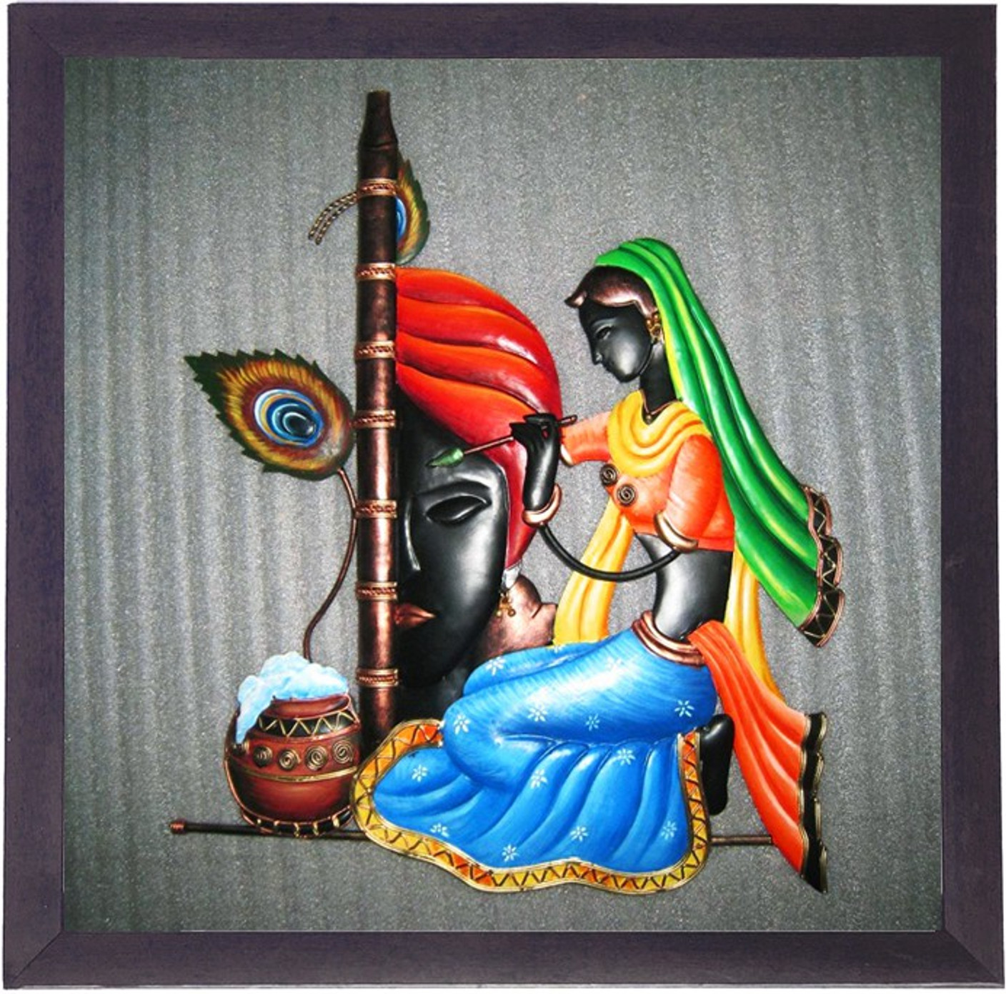 Lila Paintings Radha Krishna Canvas Painting Price in India Buy Lila