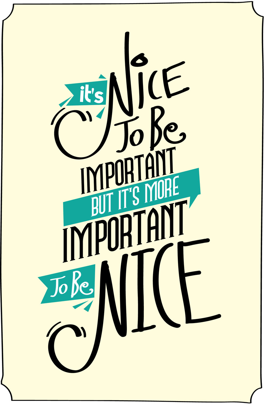 It's Nice to be Important. But It's more Important to be Nice. Paper