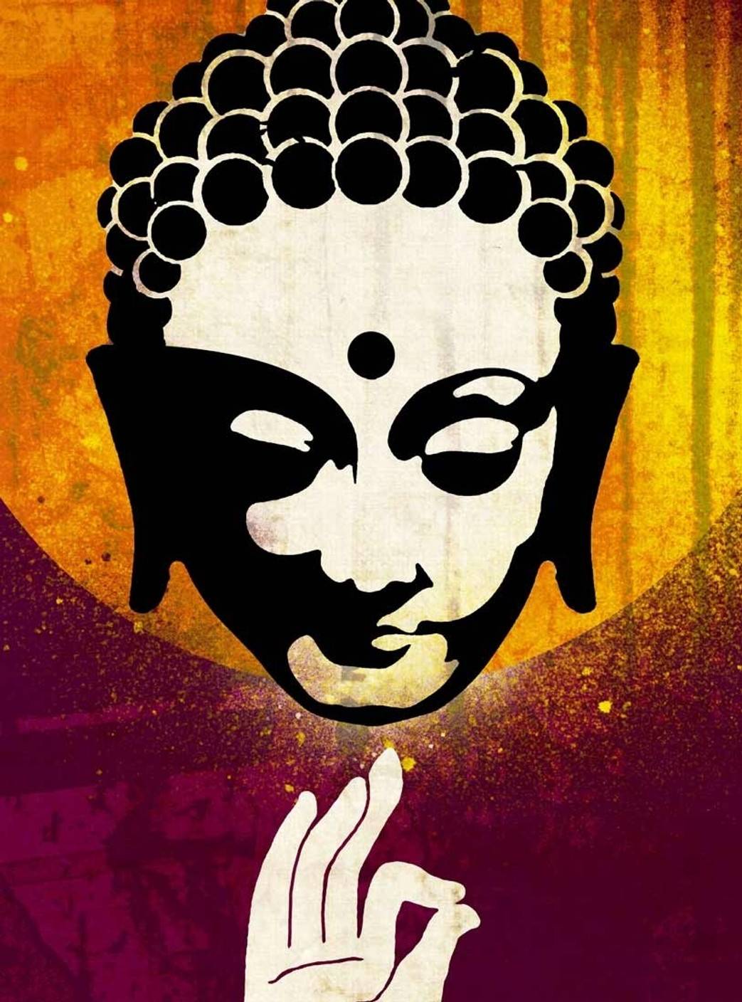 Gautama Buddha Vitarka Mudra Paper Print Religious posters in India