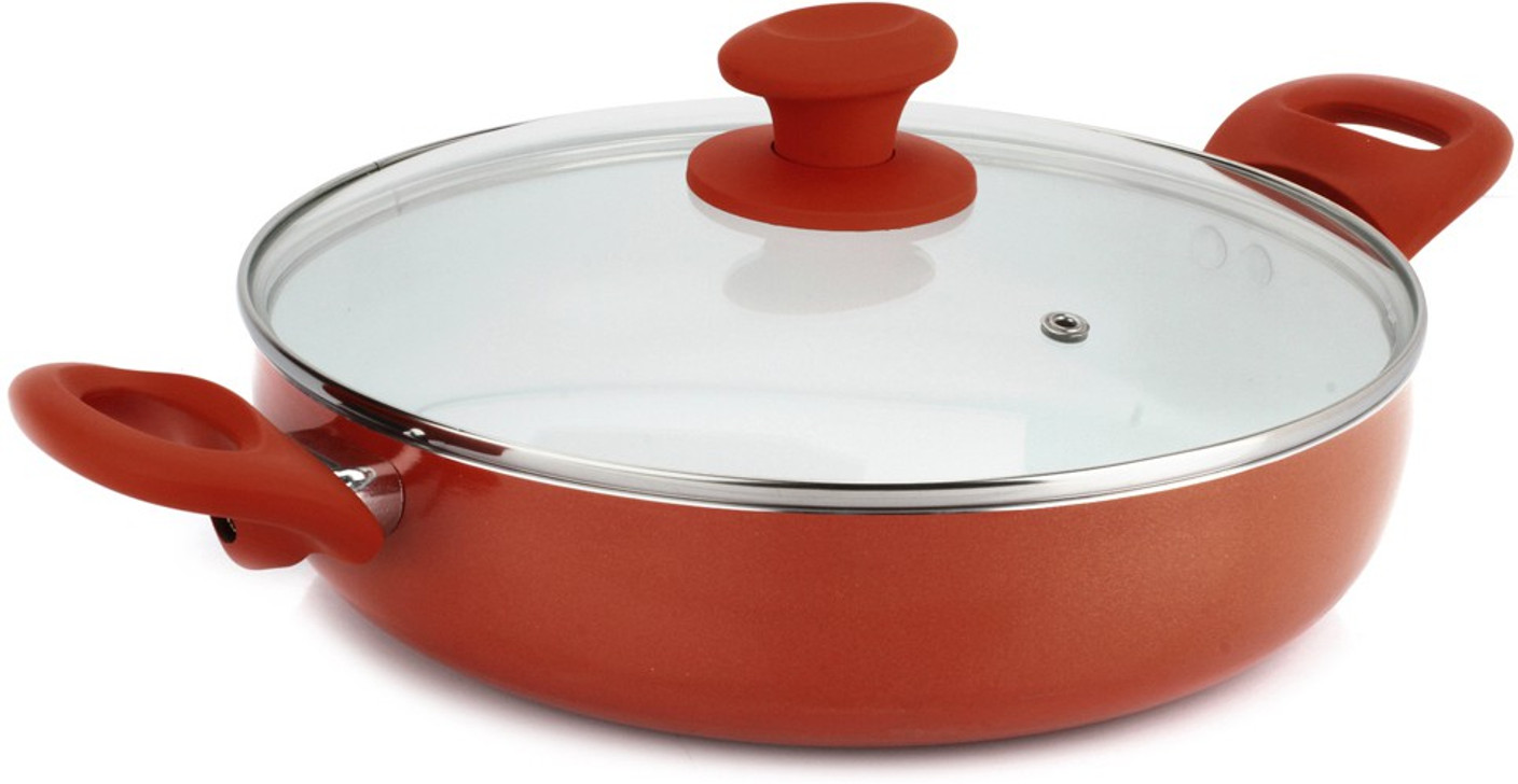 Prestige Ceramic Cookware With Glass Lid Curry Kadhai Price in India