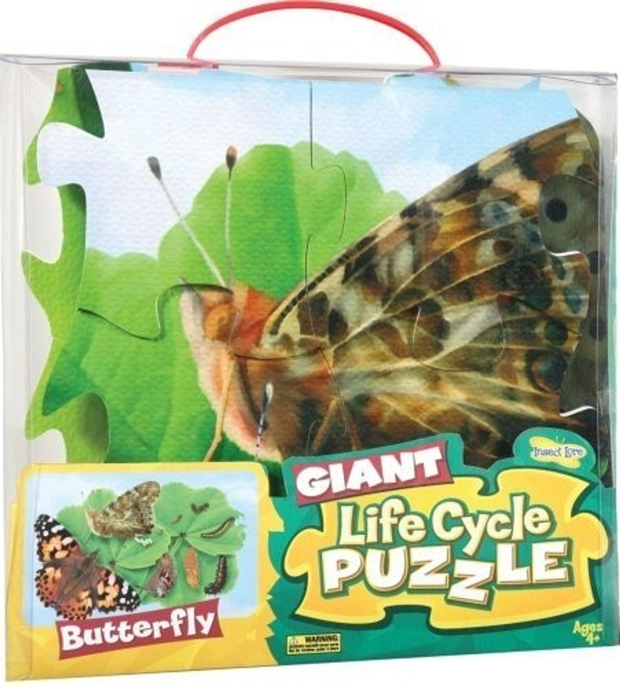Insect Lore Butterfly Giant Life Cycle Puzzle Butterfly Giant Life