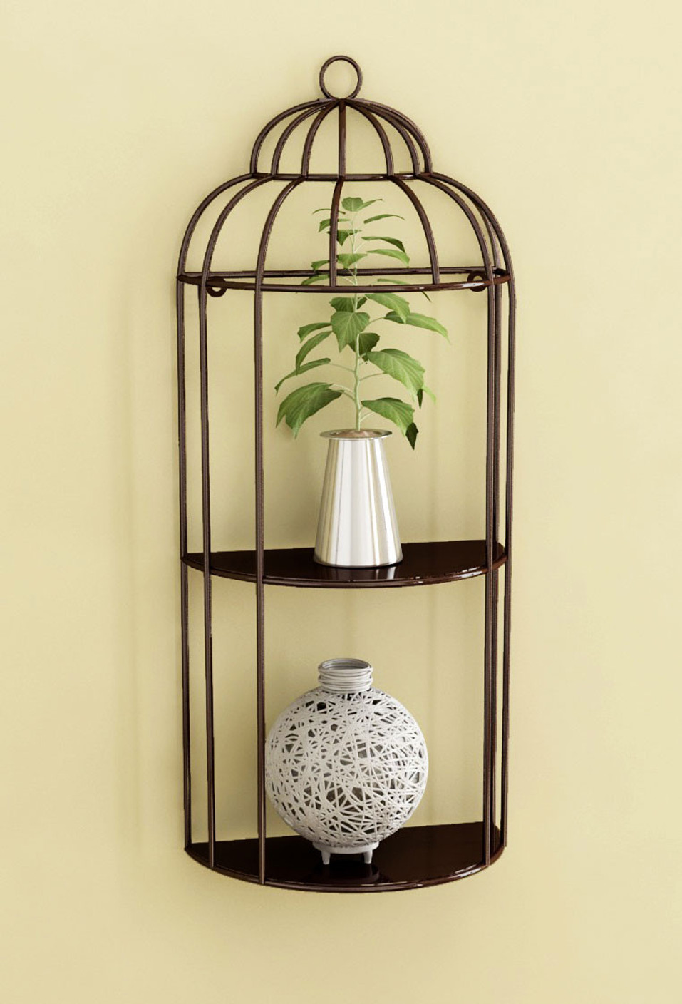 Home Sparkle Cage Style Steel Wall Shelf Price in India Buy Home