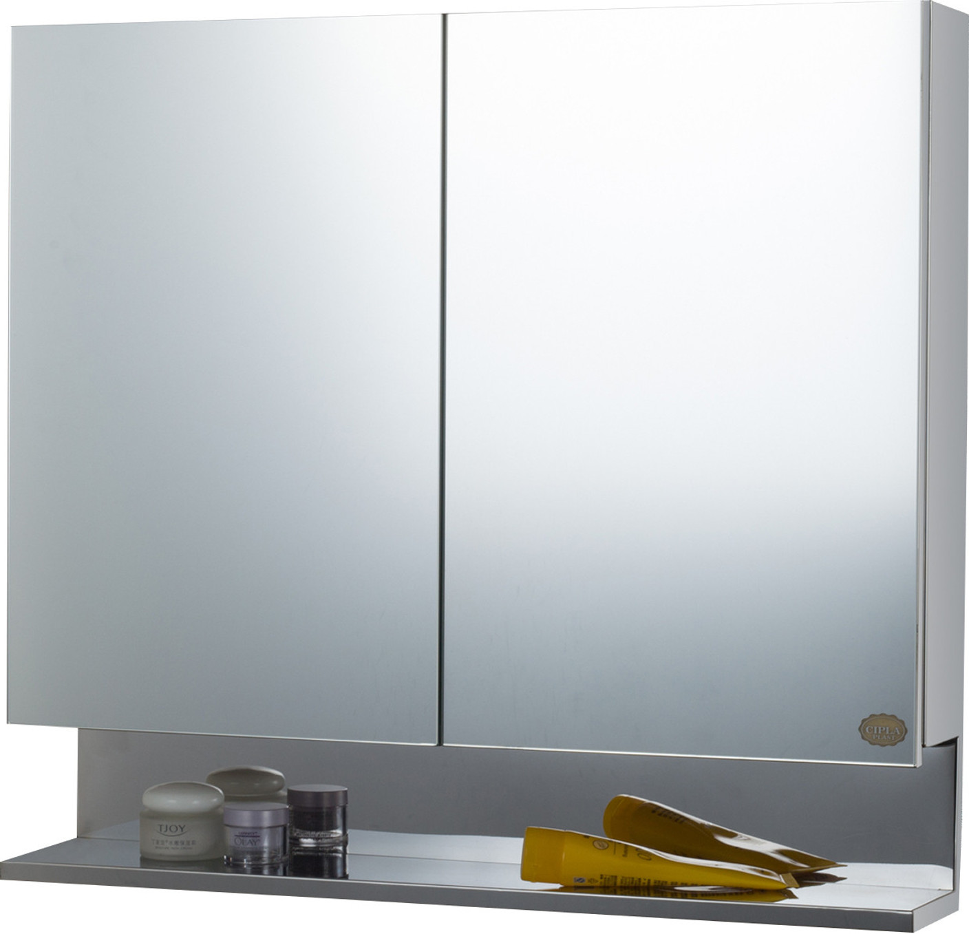 Cipla Plast Double Door Stainless Steel Bathroom Stainless