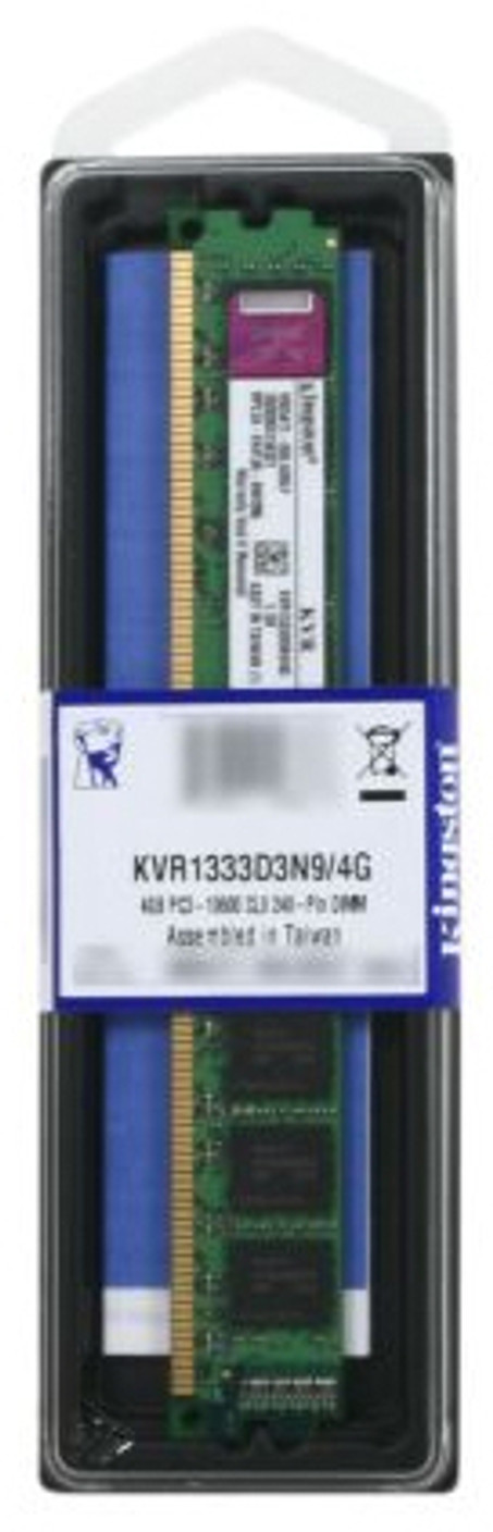 Kingston ValueRAM DDR3 4 GB PC DRAM (KVR13N9S8/4-SP) - Kingston ...