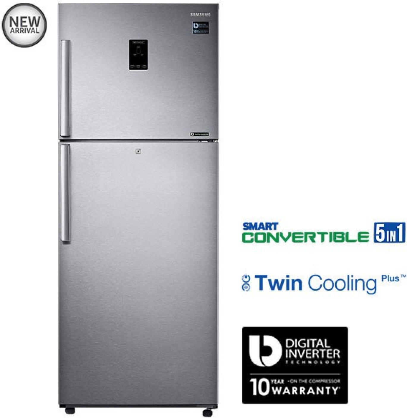 Samsung 394 L Frost Free Double Door 3 Star Refrigerator Online at Best