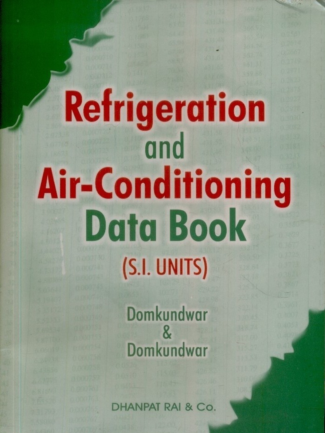 Refrigeration And AirConditioning (Data Book S.I. Units) Price in