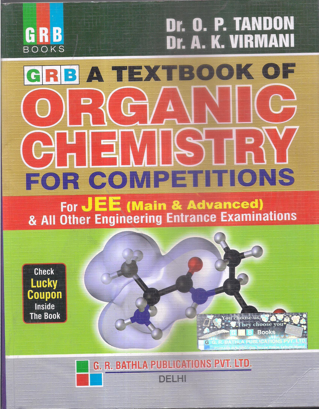 Conceptual Organic Chemistry A Text Book For JEE Main