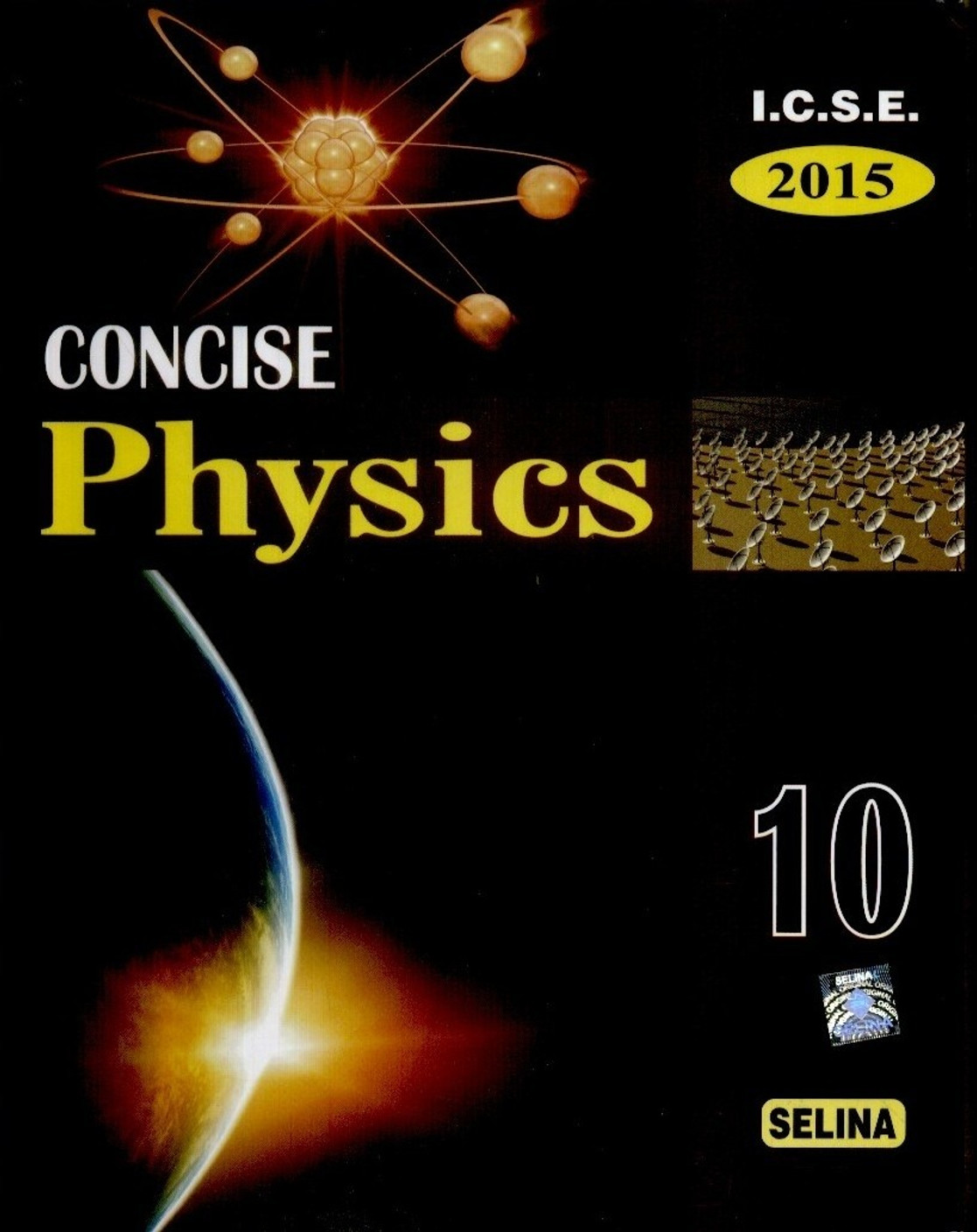 Concise Physics I C S E 2015 Part 2 For Class 10 Price In India