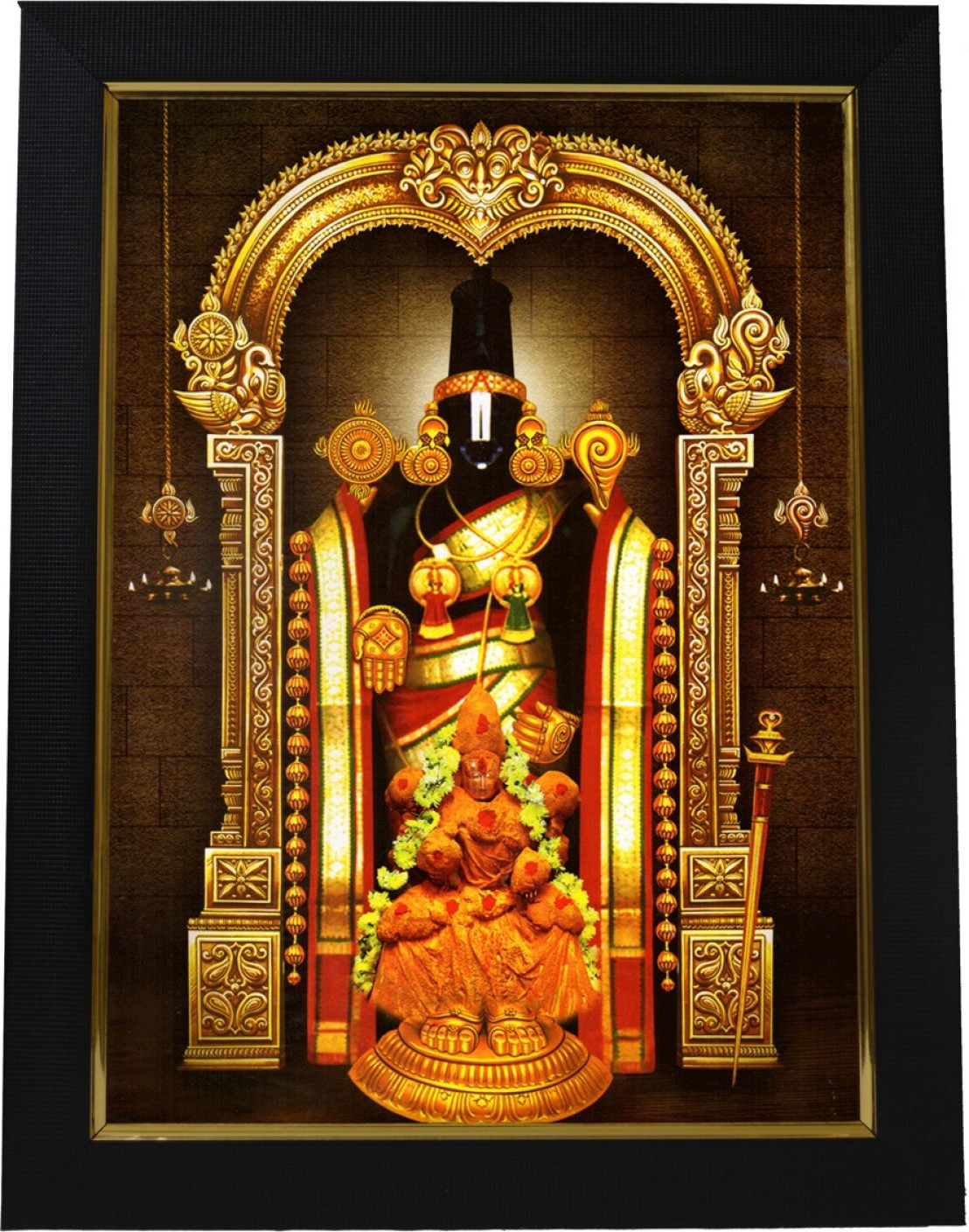 101Temples Tirupati Balaji God Photo Religious Frame Price in India