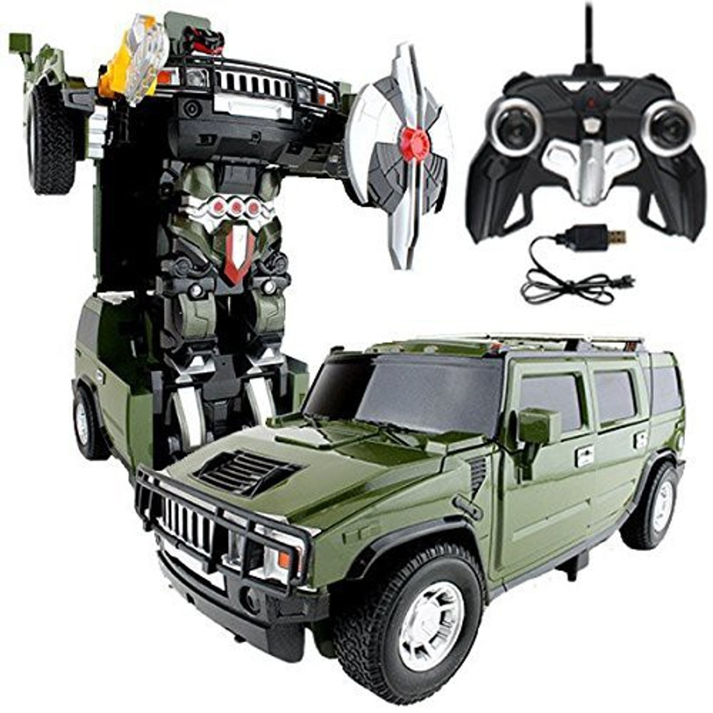 PATHE MZ Transformers 2323P Ratchet Hummer Toy RC Robot Car Bumblebee