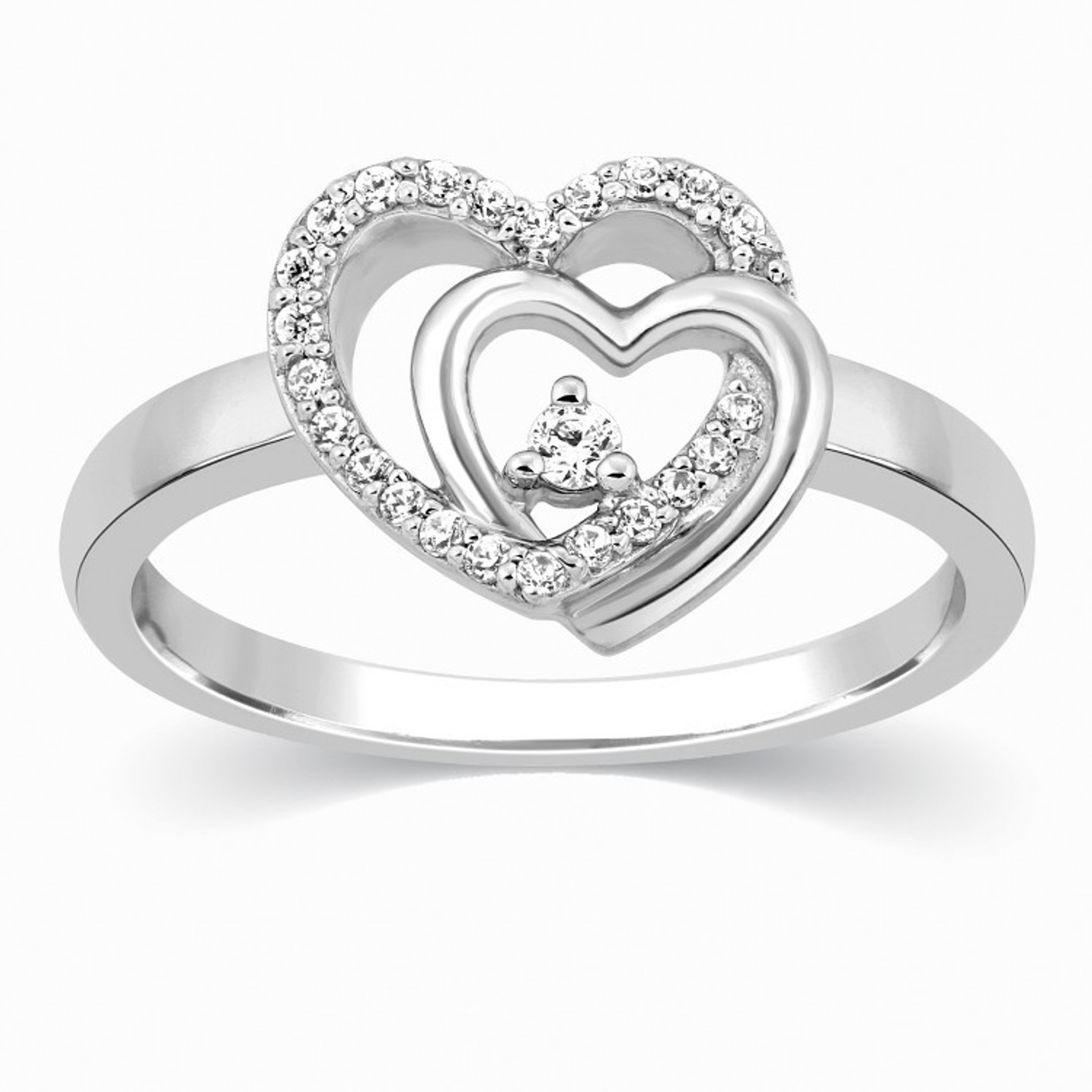 Kama Jewellery Vida 24 (995)kt Diamond Platinum ring Price ...