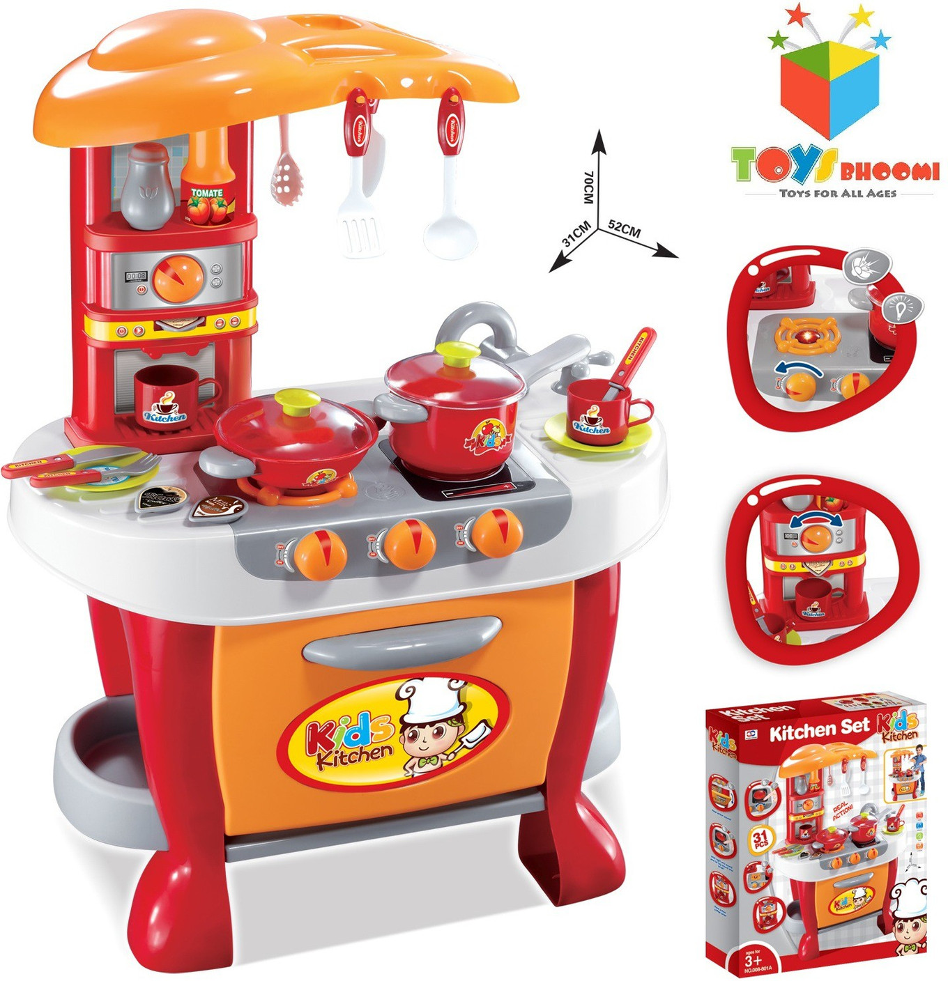 Toys Bhoomi Interactive Little Chef  Kids Kitchen  Play Set  