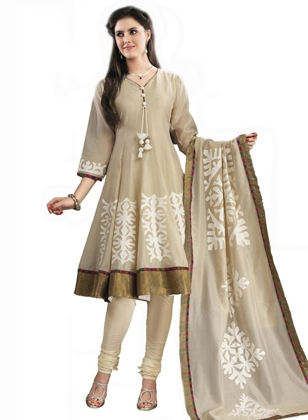 flipkart silk churidar materials