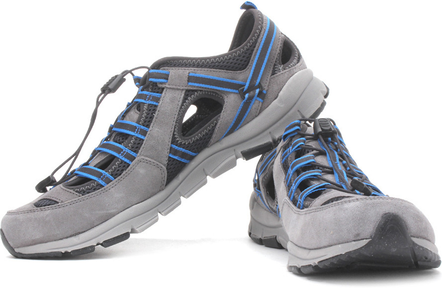 Quechua by Decathlon Men Ash, Greek, Blue Sports Sandals Buy Grey