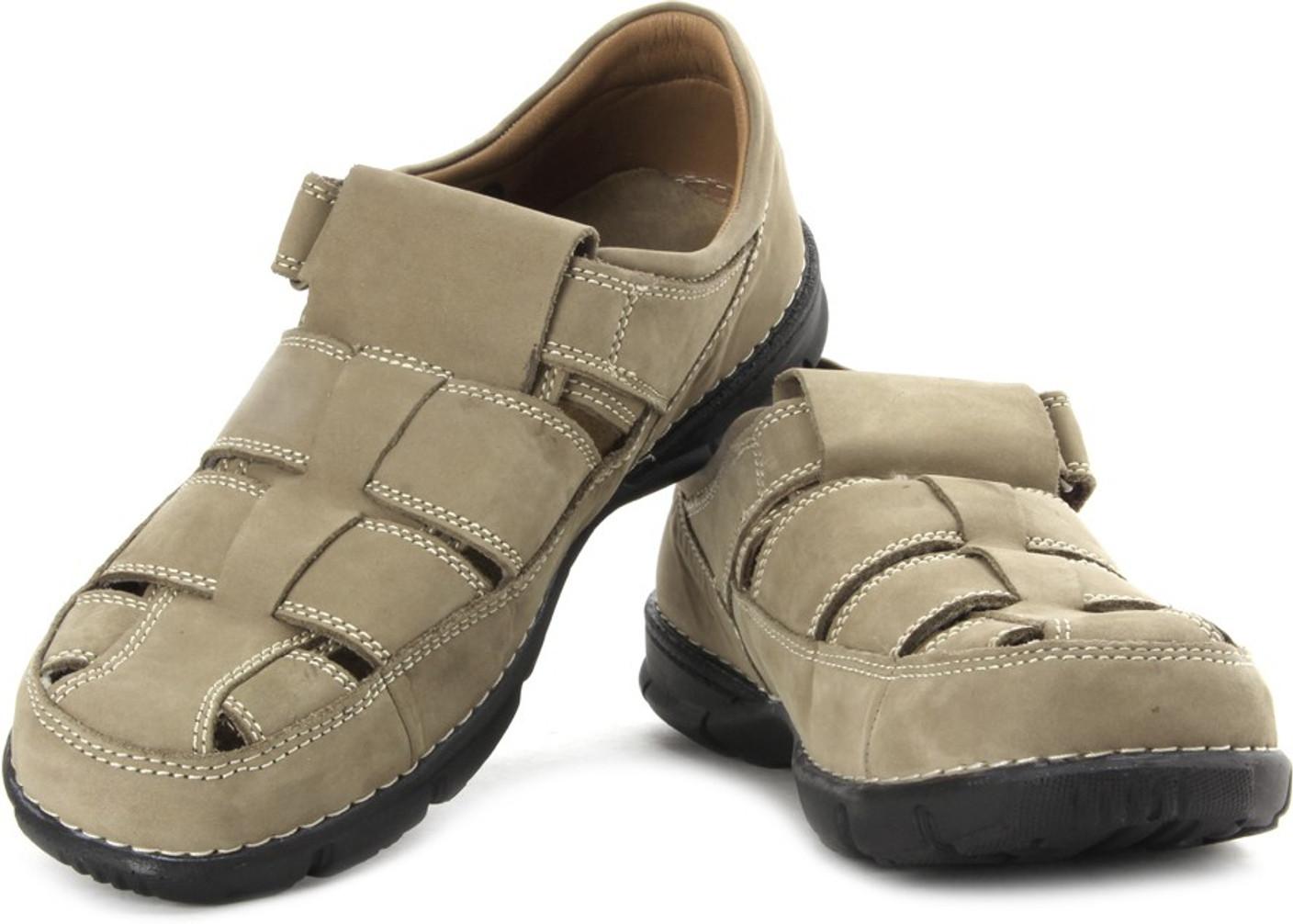 Woodland Men KHAKI Sports Sandals Buy KHAKI Color Woodland Men KHAKI