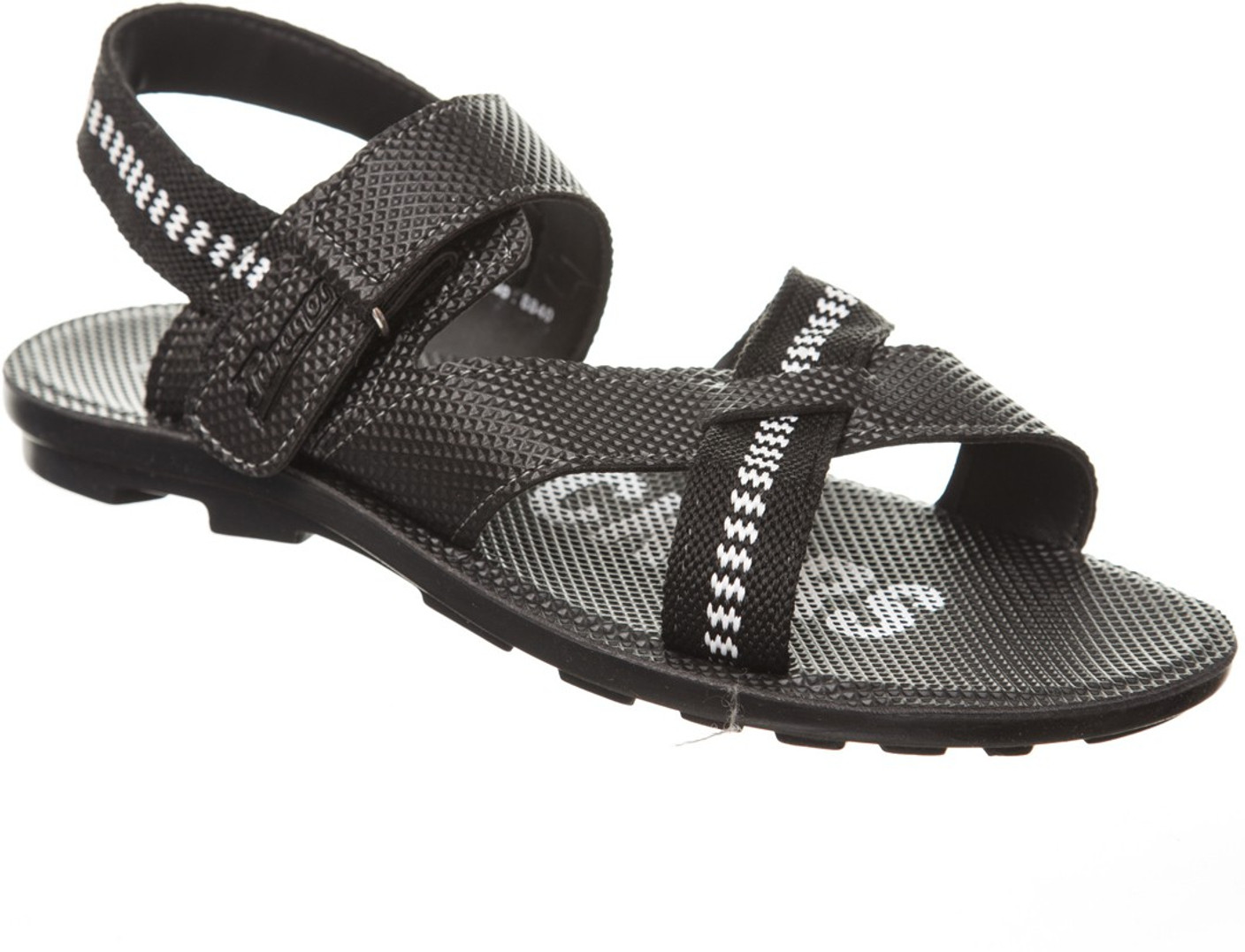Paragon Men Black Sports Sandals Buy Black Color Paragon Men Black
