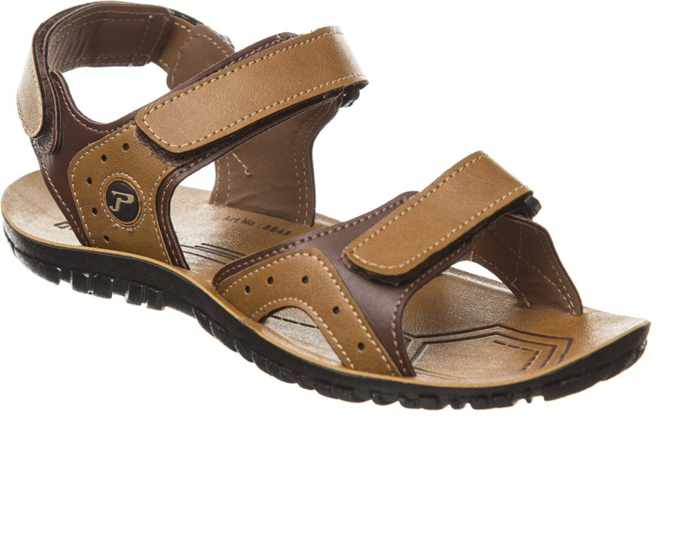 paragon men tan sandals