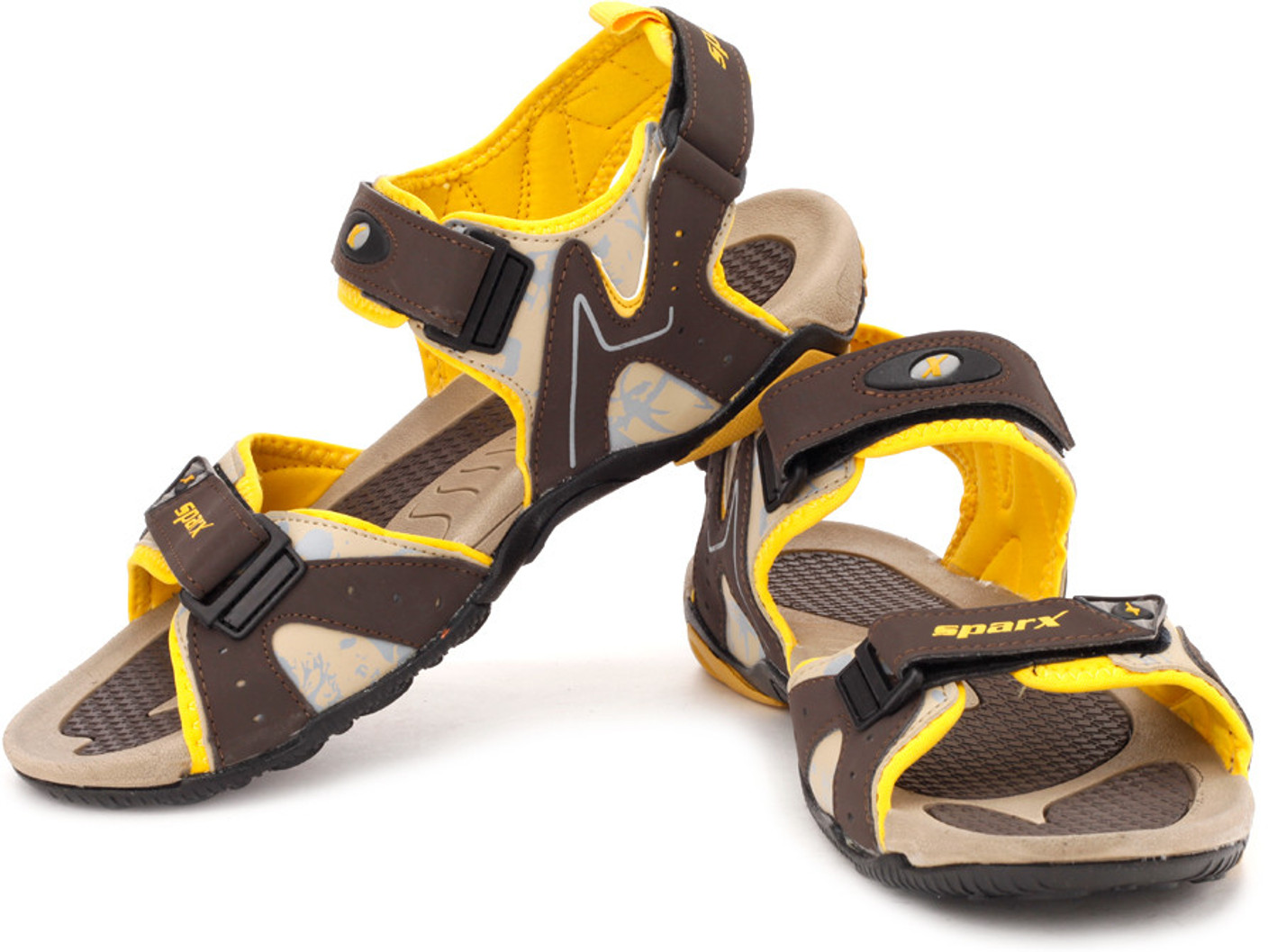 Sparx Men Beige Brown Sports Sandals Buy Beige Brown Color Sparx Men Beige Brown Sports