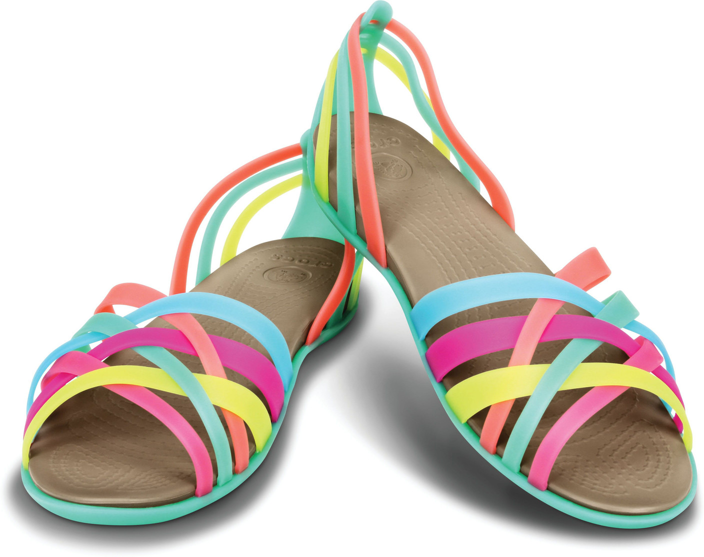 Crocs Women Multi/Island Green Bellies - Buy Multi/Island Green Color
