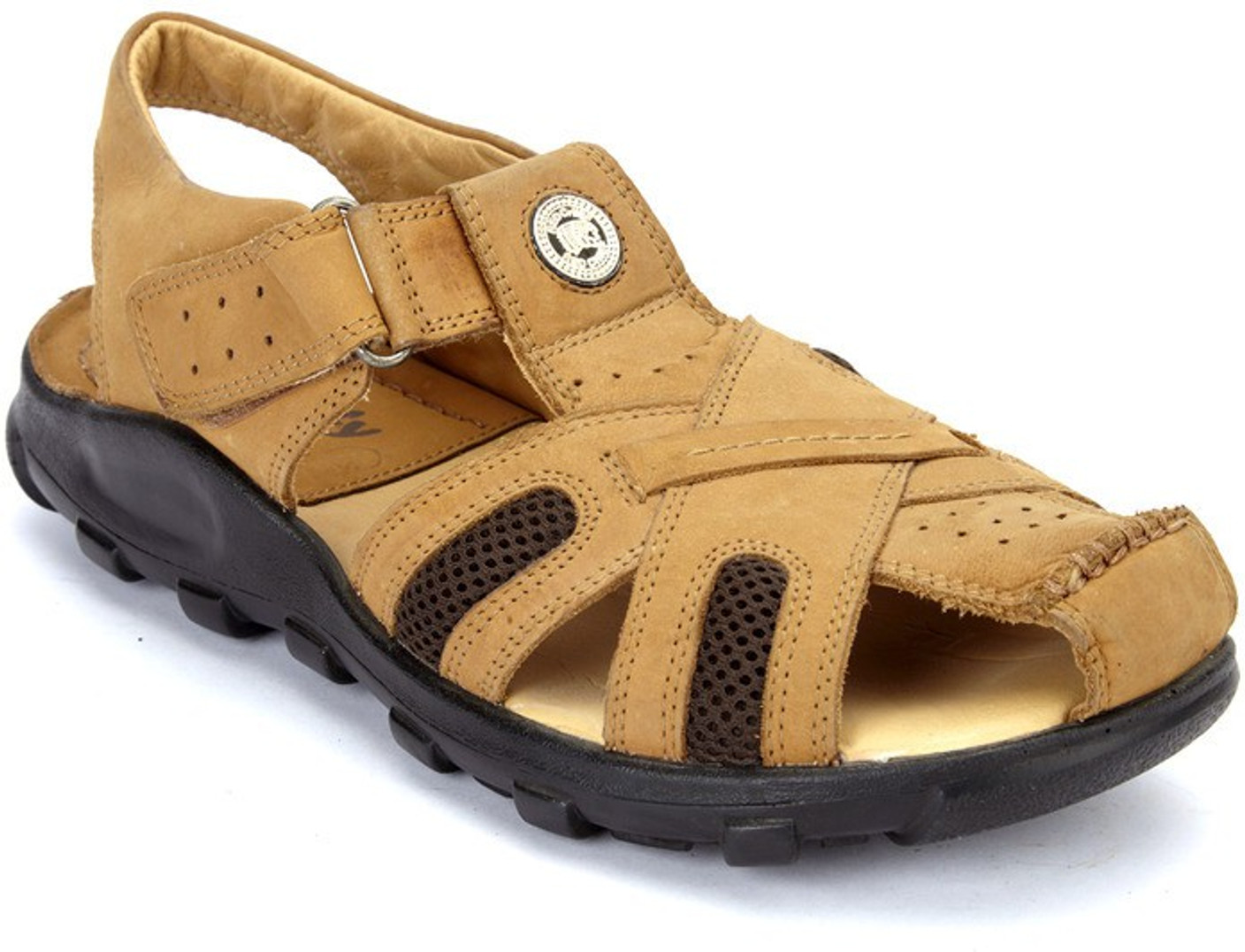 leather sandals flipkart