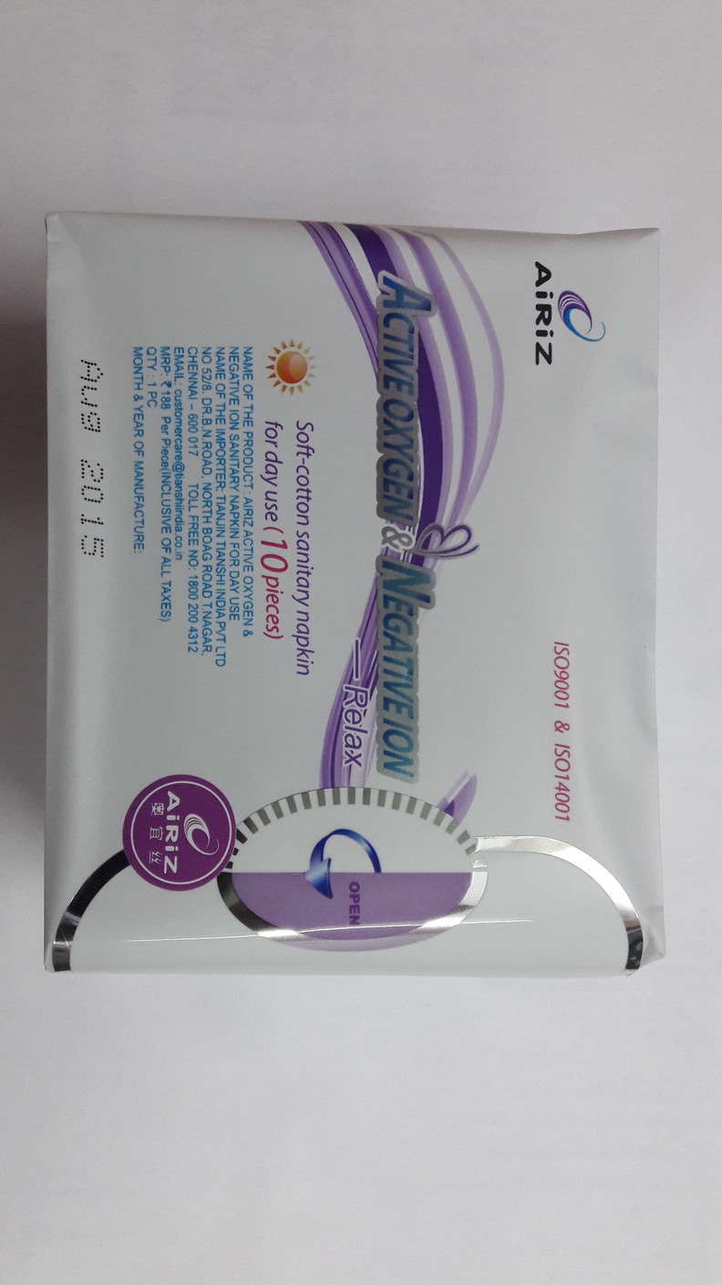 Tiens Active Oxygen & Negative Ion Padding Sanitary Pad Buy Women
