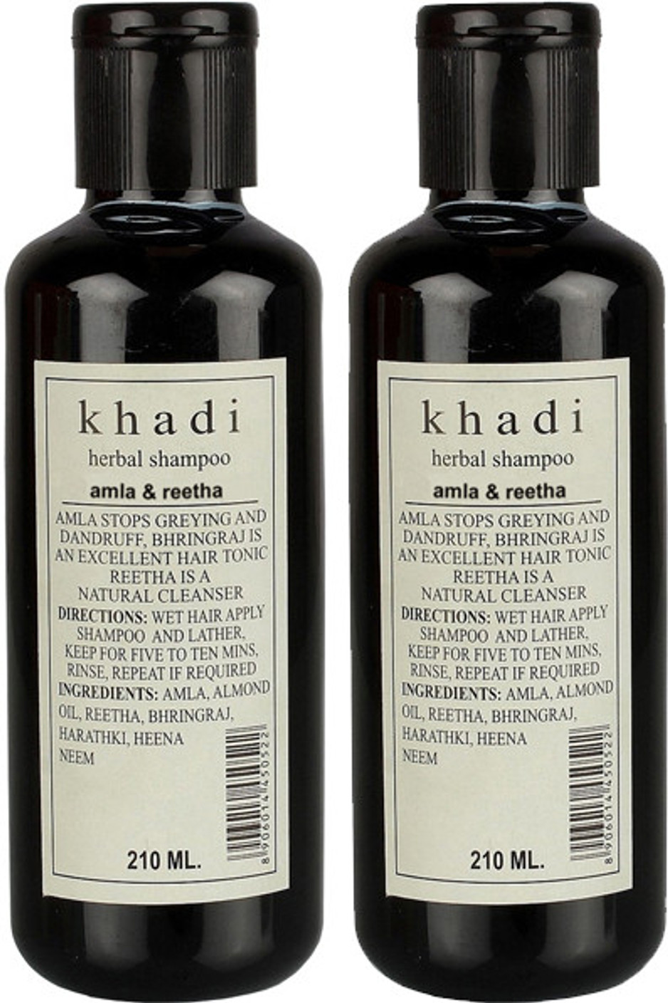 Khadi Herbal Amla & Reetha Shampoo Twin Pack Price in India, Buy