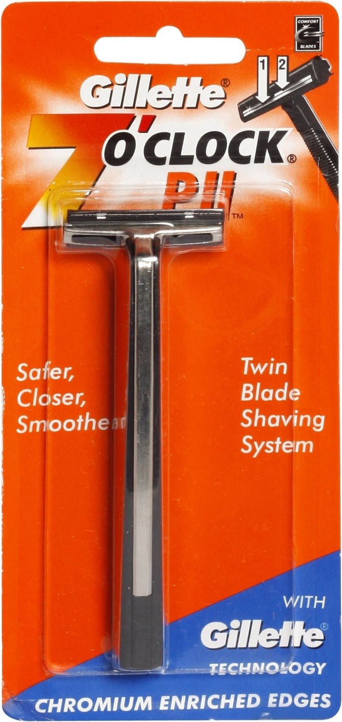 Gillette 7 O #39 Clock P II Razor Price in India Buy Gillette 7 O #39 Clock