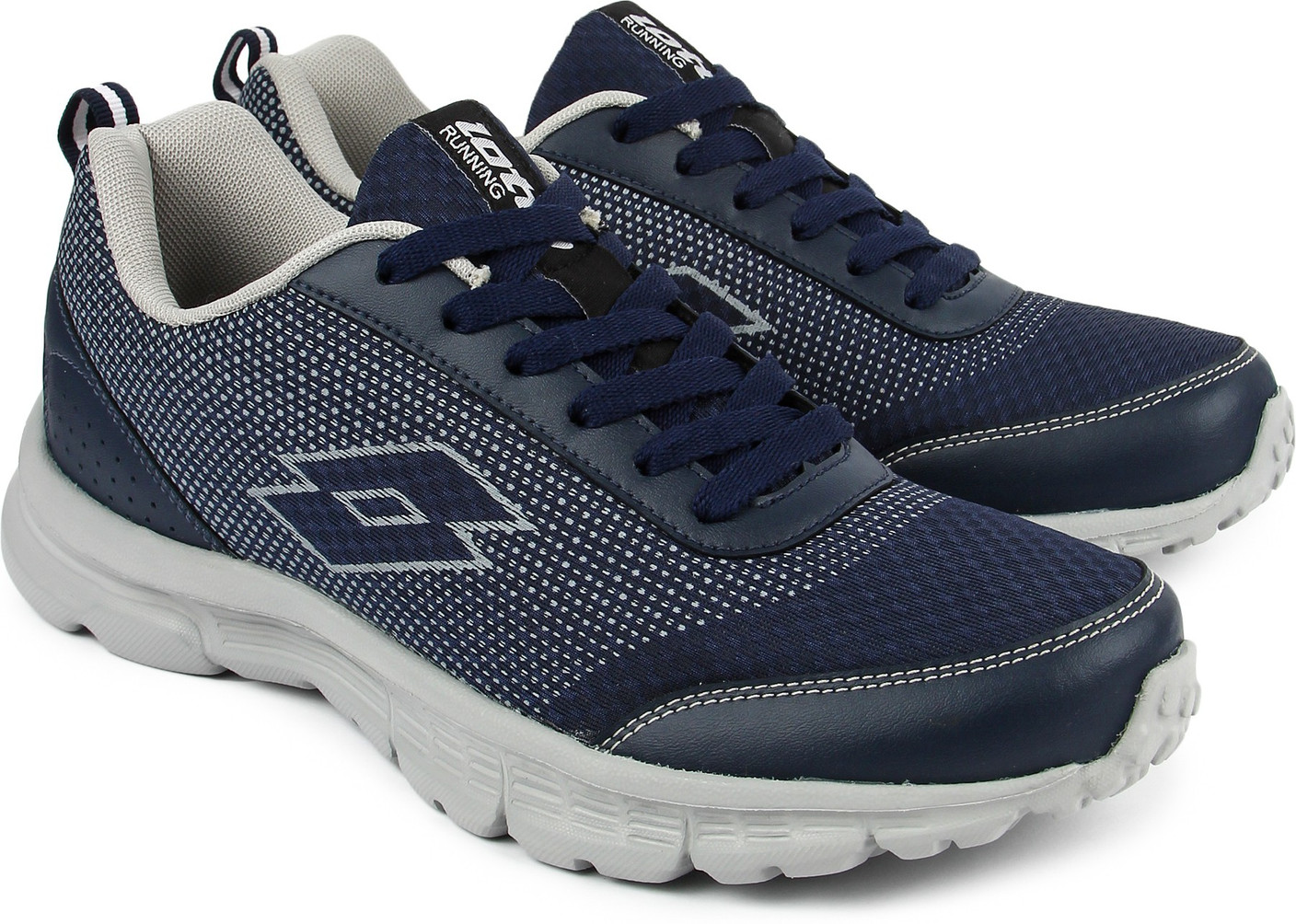 Lotto Running Shoes For Men - Buy Navy/ Grey Color Lotto Running Shoes For Men Online at Best ...