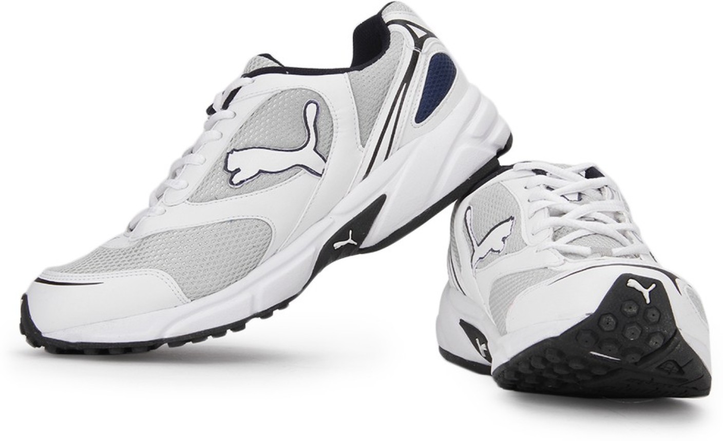 Puma Running Shoes For Men - Buy 08, White, Puma Silver, Peacoat Color ...