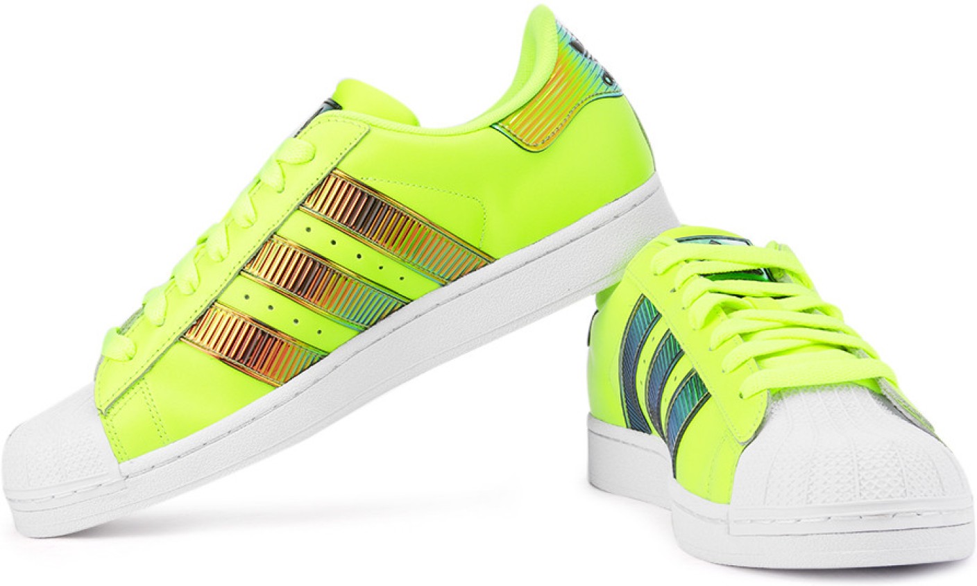 ADIDAS ORIGINALS Superstar Bling Xl Sneakers For Men - Buy Neon Green ...