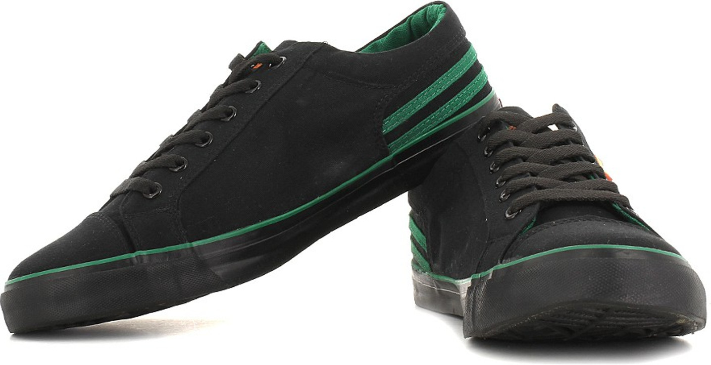 Sparx Canvas Shoes, Sneakers - Buy Black, Green Color Sparx Canvas Shoes, Sneakers Online at 