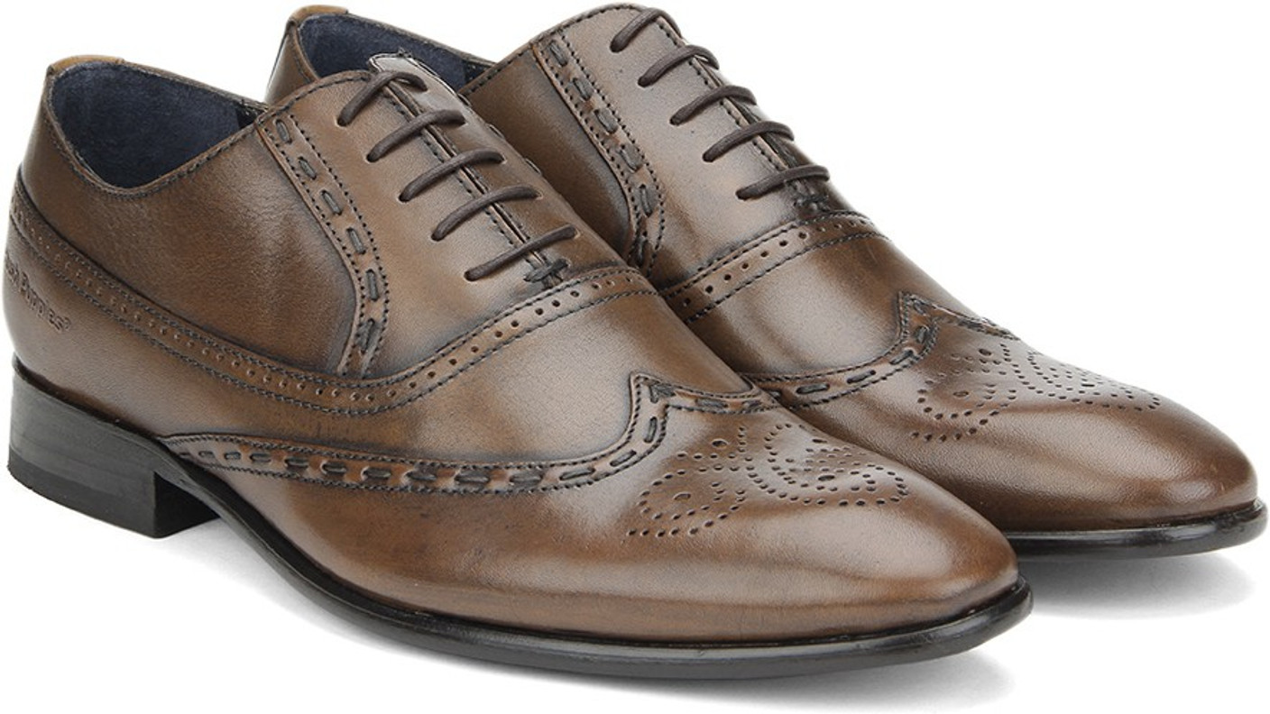 Hush Puppies By Bata YSLA Lace Up shoes For Men - Buy Brown Color Hush