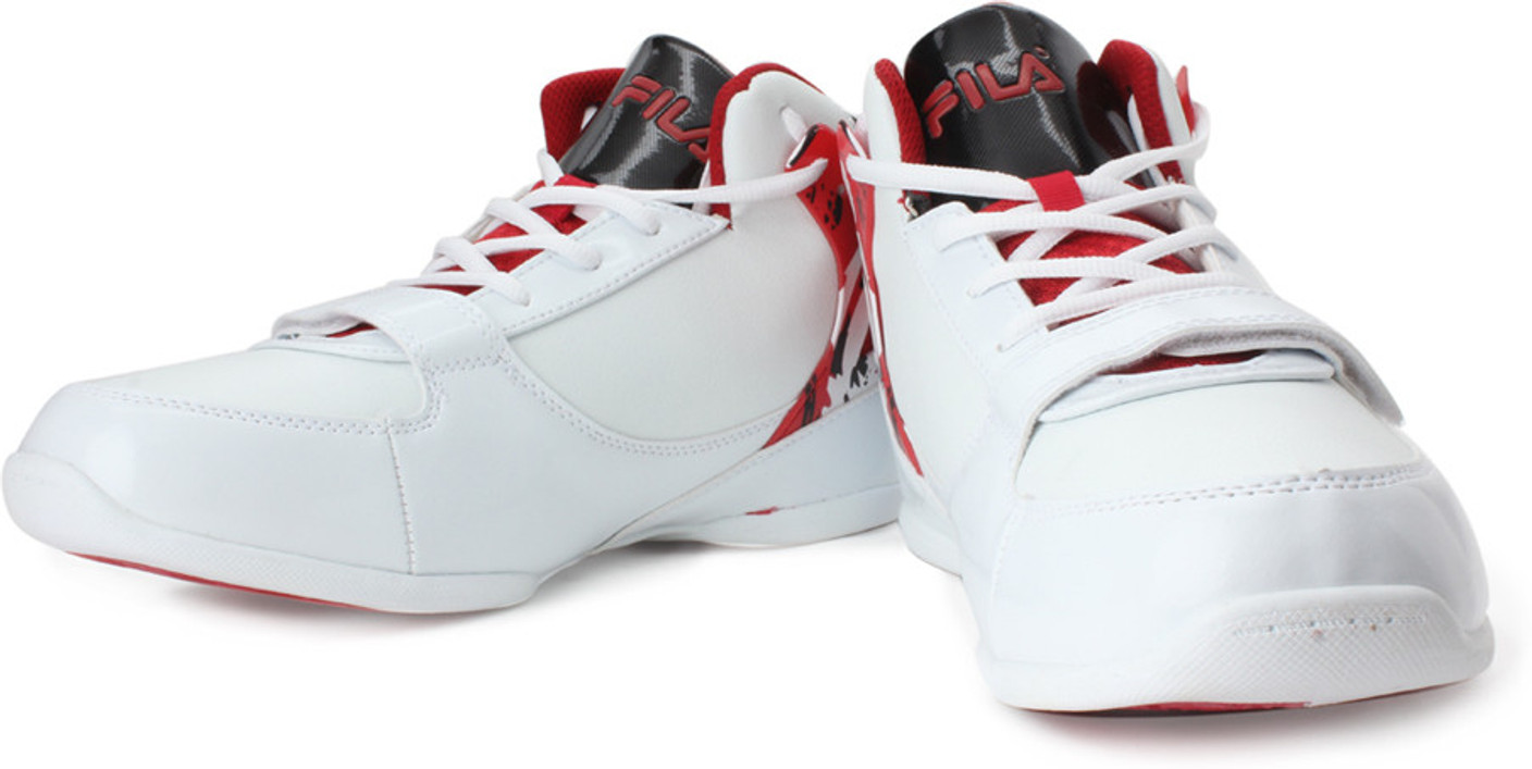 Fila Winner Basketball Shoes For Men Buy White, Red, Black Color Fila Winner Basketball Shoes