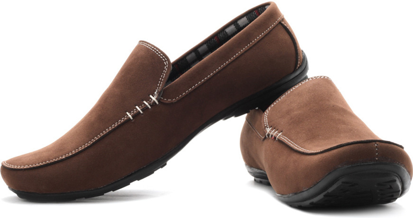 leather loafers flipkart