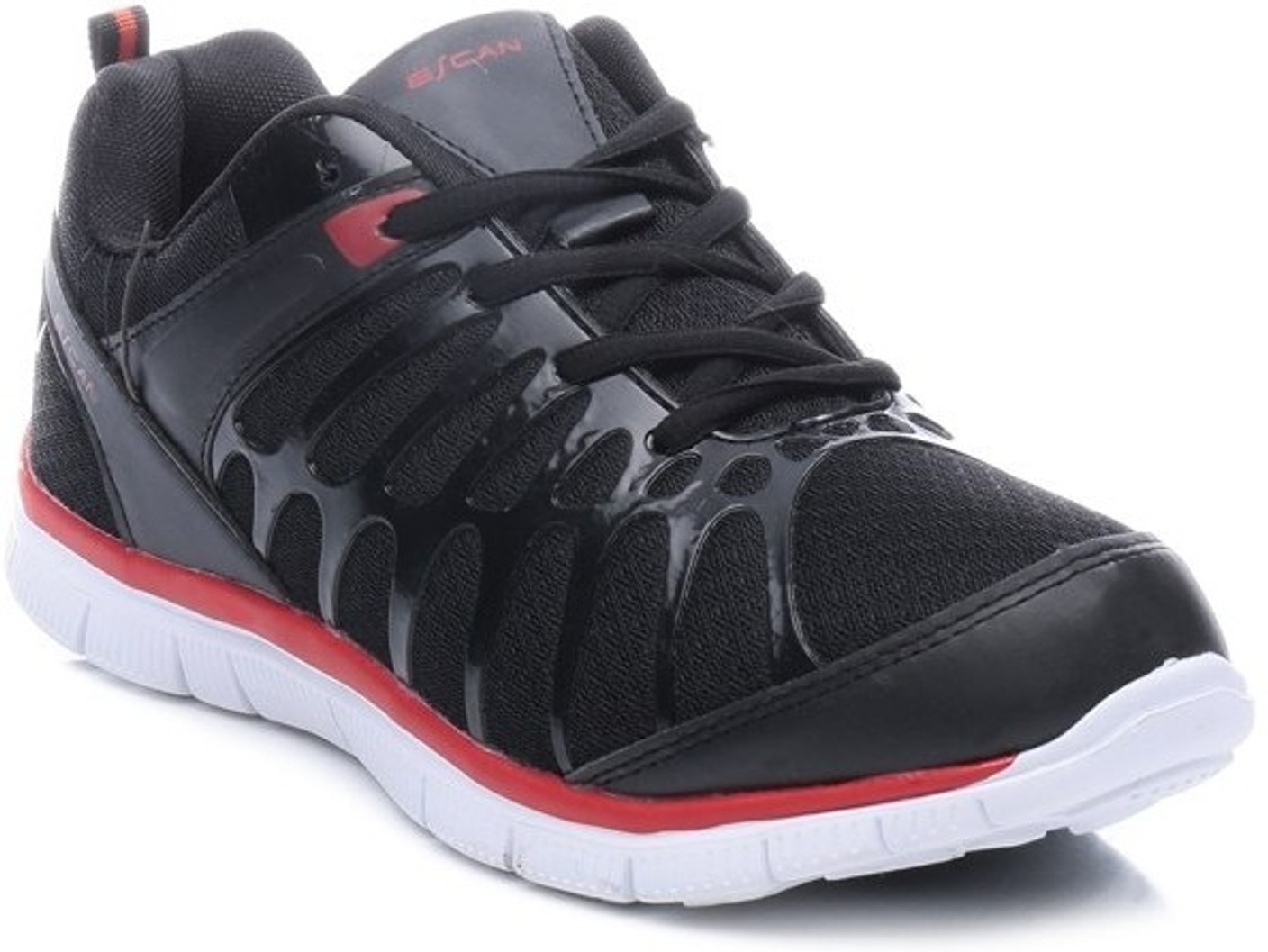 black leather shoes flipkart