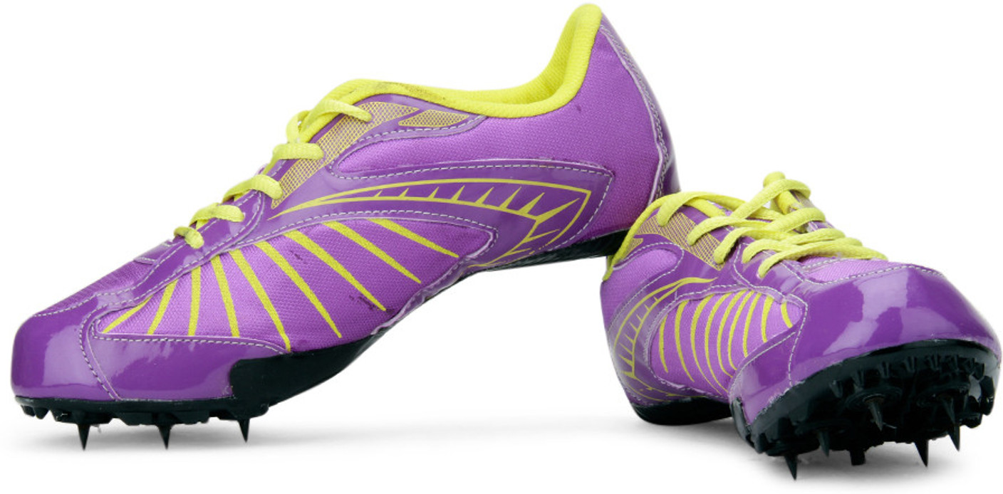 Nivia Sun-Ray Running Spikes For Men - Buy Purple Color Nivia Sun-Ray Running Spikes For Men