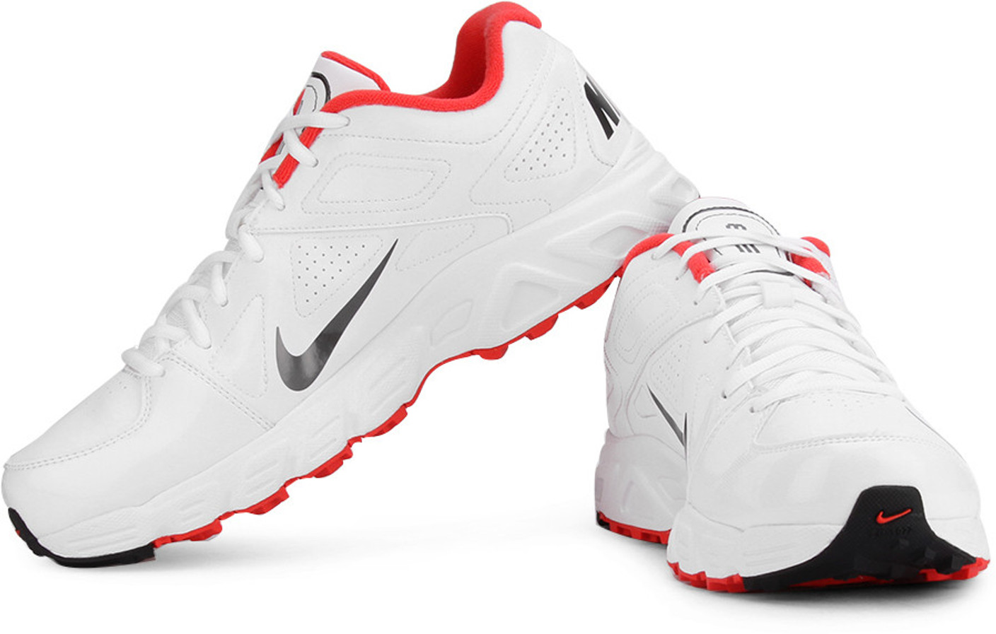 Nike Potential Cricket Shoes For Men Buy White, Red Color Nike