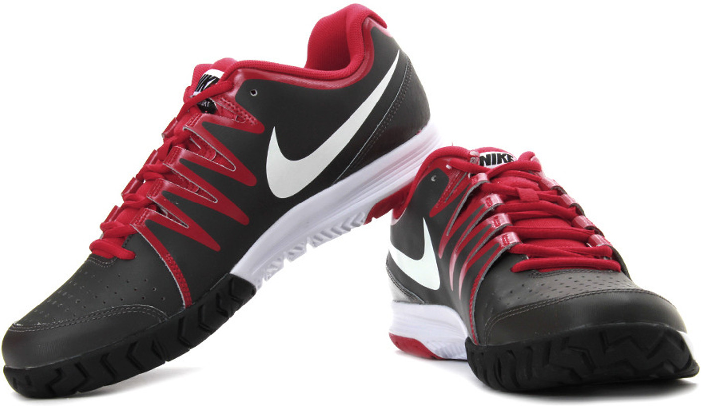 Nike Vapor Court Tennis Shoes For Men - Buy Grey, Maroon Color Nike Vapor Court Tennis Shoes For