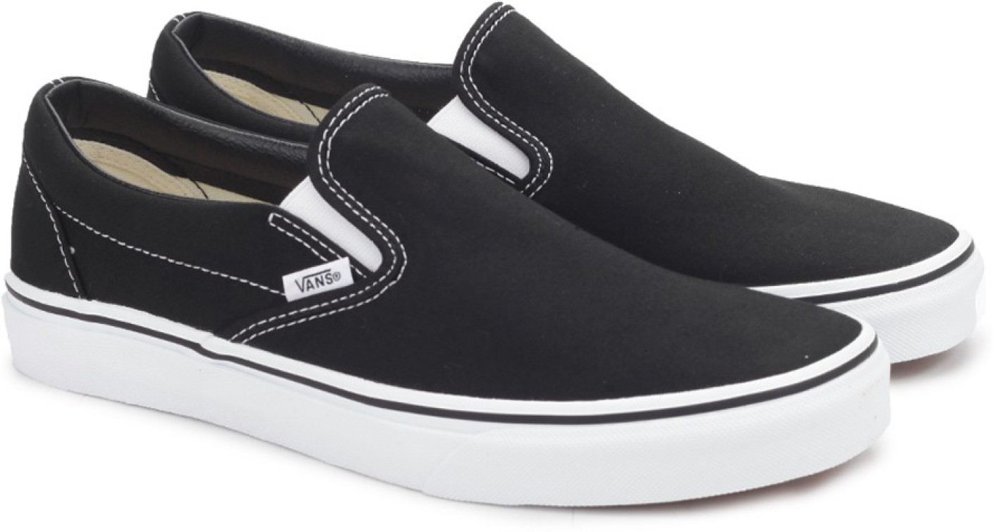Vans CLASSIC SLIP-ON Loafers For Men - Buy BLACK Color Vans CLASSIC ...