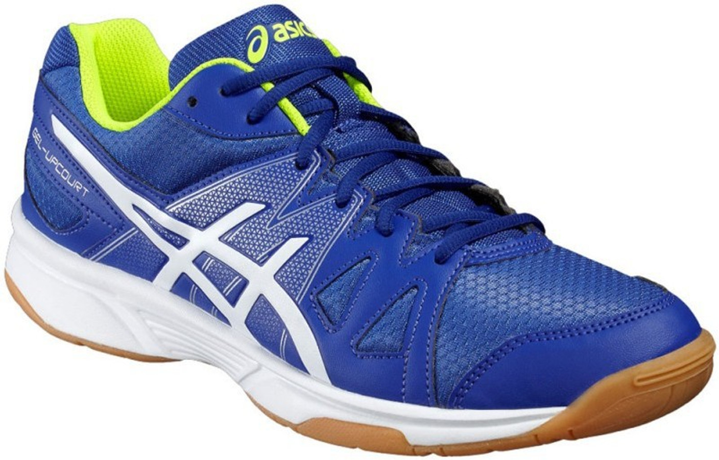 Asics Gel-Upcourt Men Badminton Shoes For Men - Buy Blue, White, Safety Yellow Color Asics Gel 