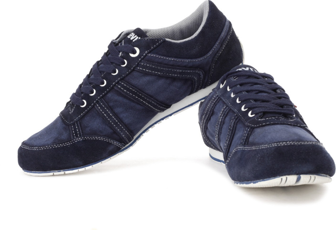 Levi's Rogue Sneakers For Men - Buy Navy Blue Color Levi's Rogue ...